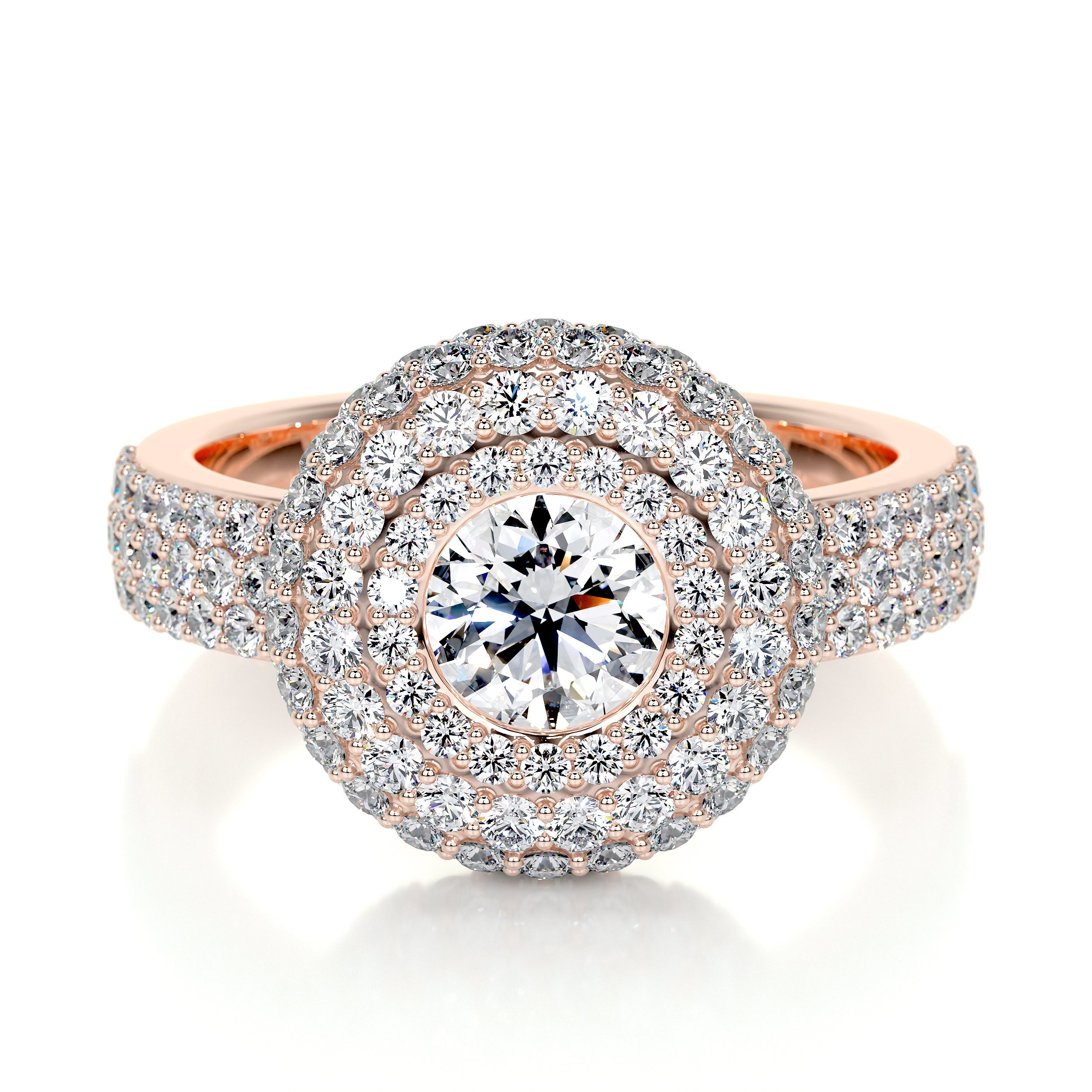 Reagan Lab Grown Diamond Ring -14K Rose Gold