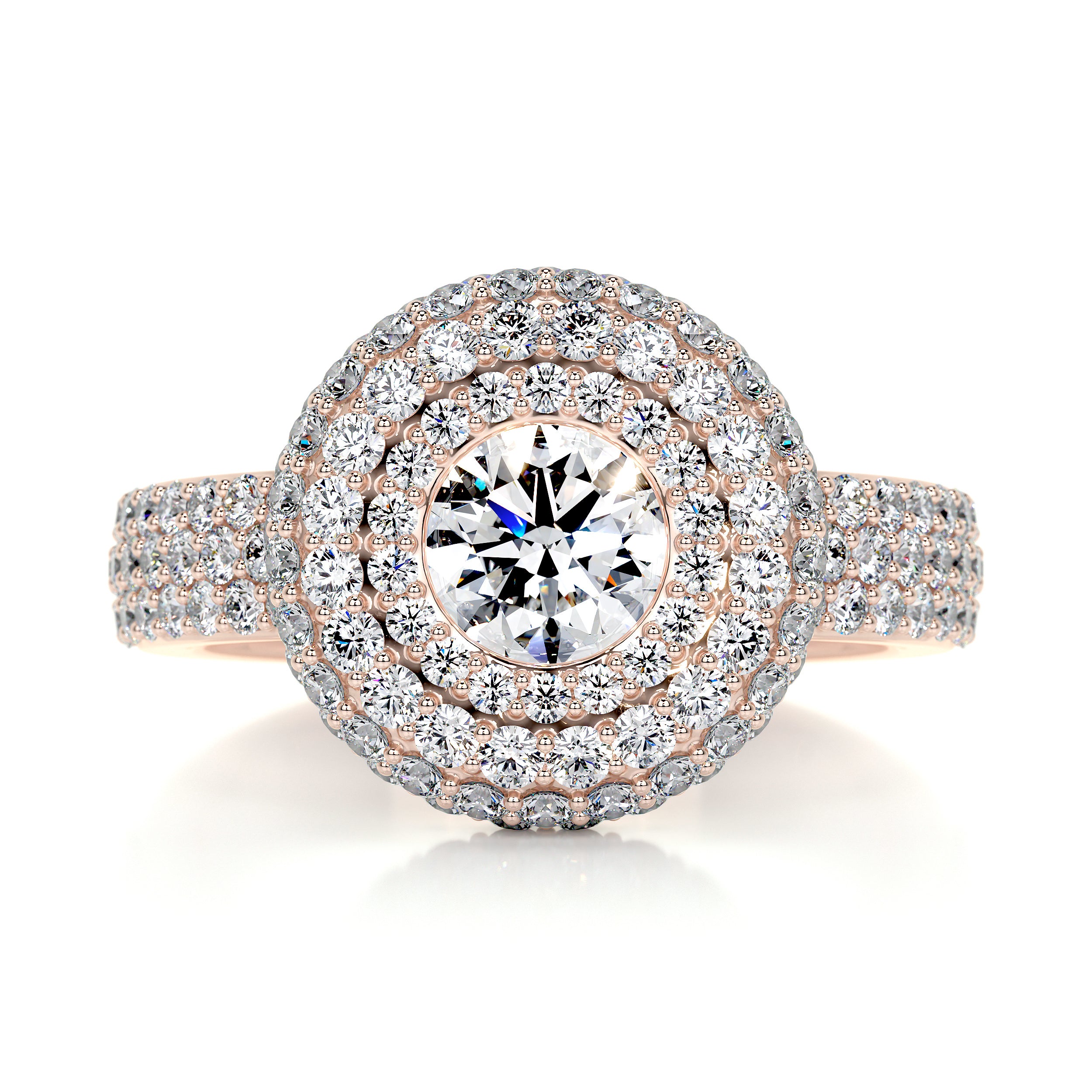 Reagan Diamond Engagement Ring -14K Rose Gold