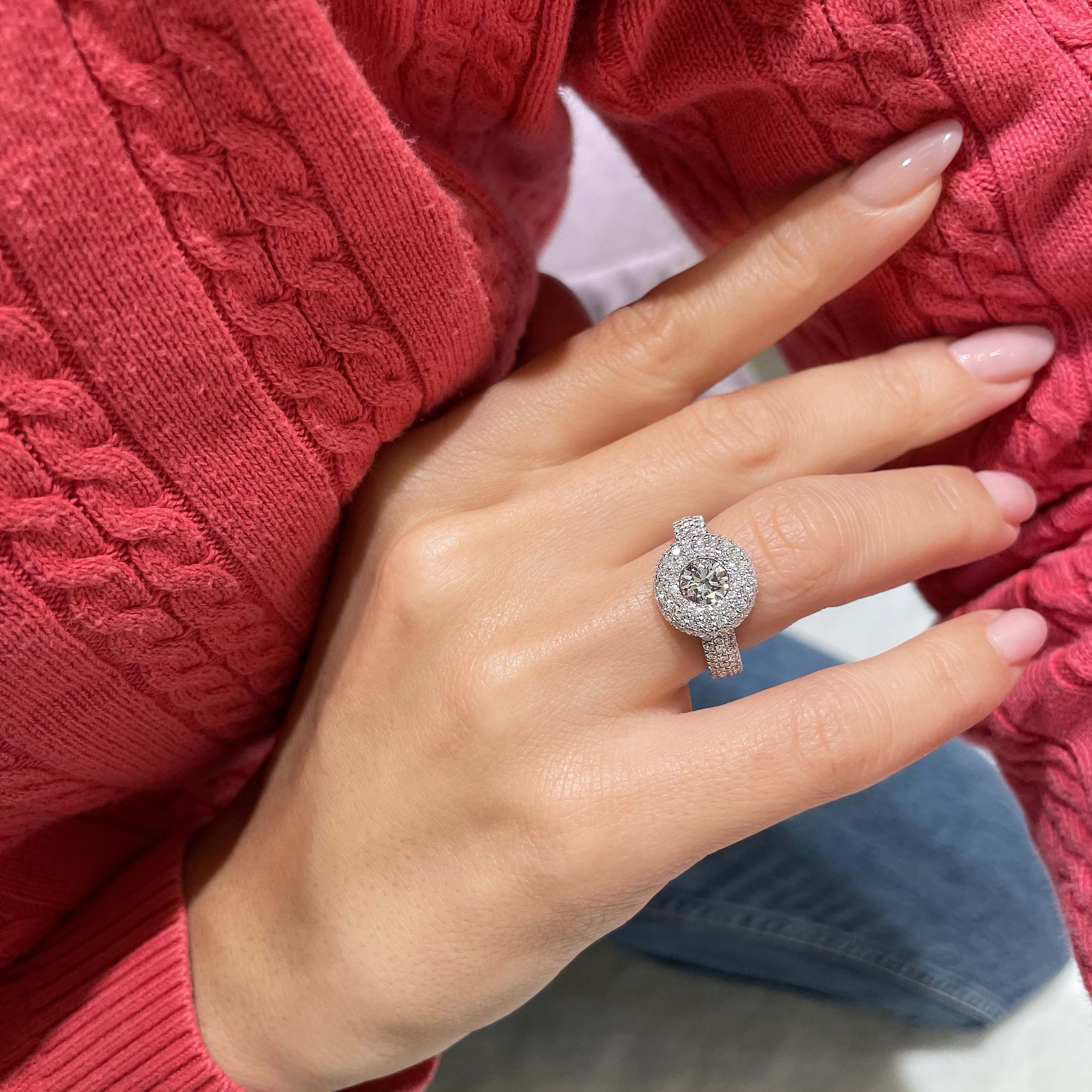 Reagan Diamond Engagement Ring (2.25 Carat) -Platinum