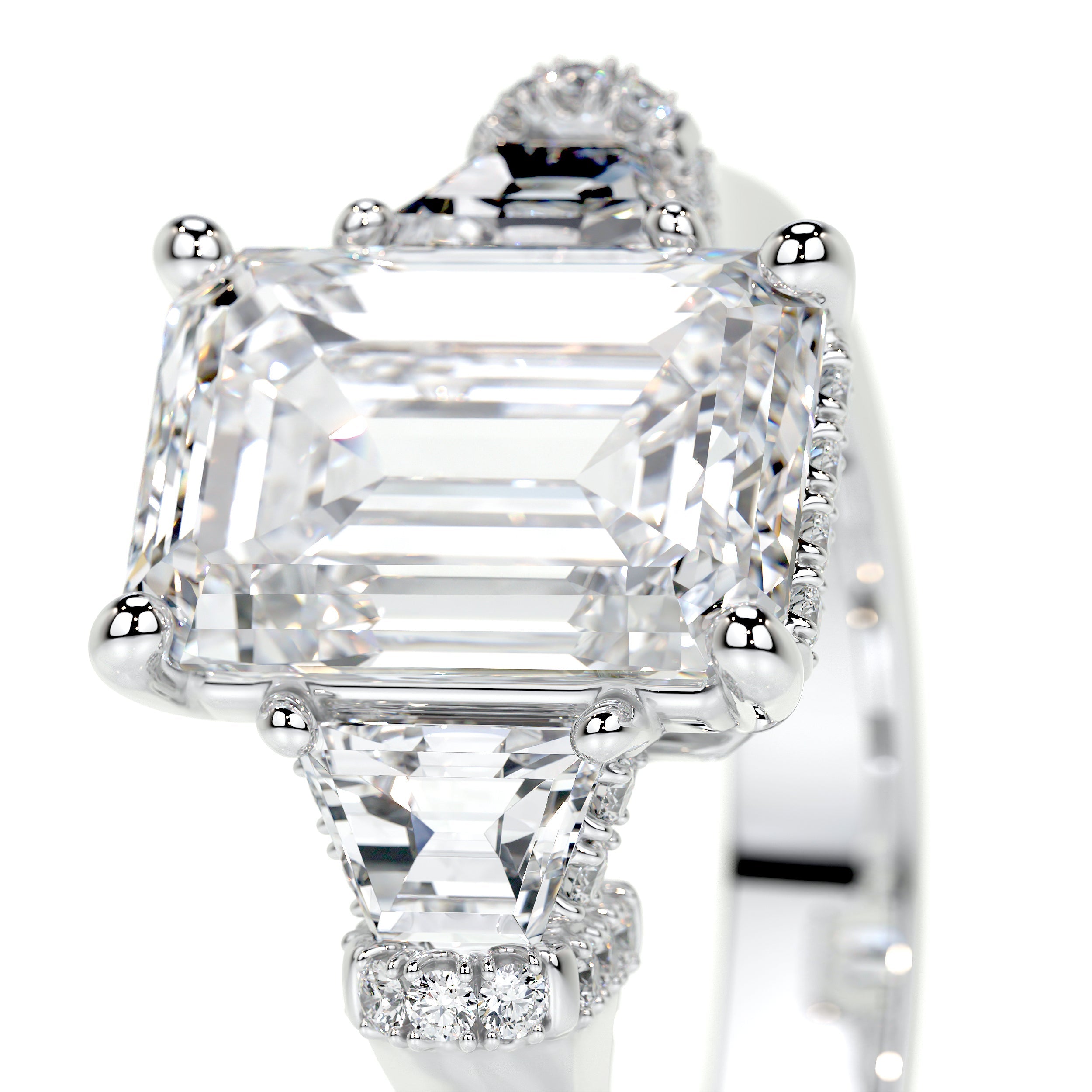 Viola Lab Grown Diamond Ring -14K White Gold