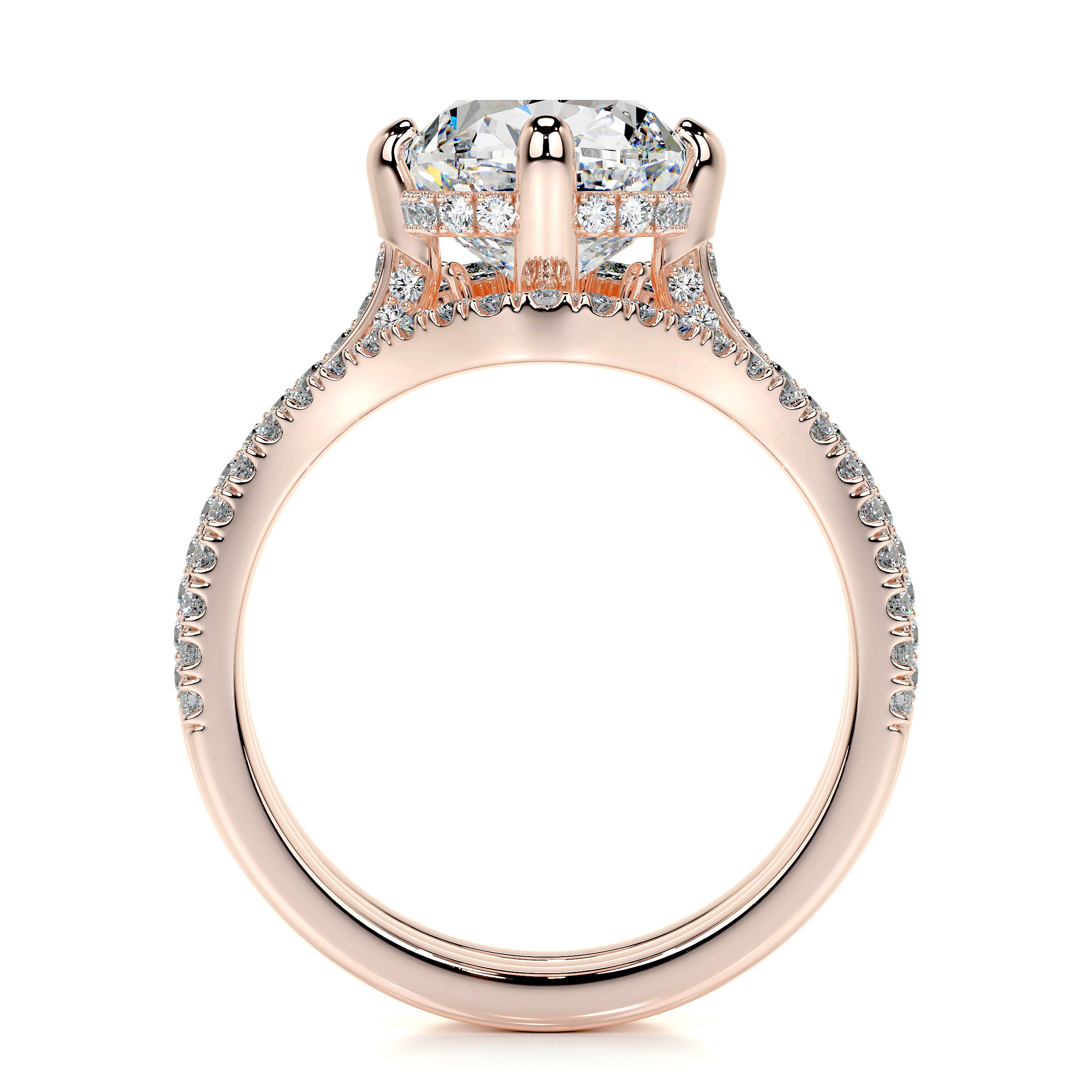 Lauren Lab Grown Diamond Bridal Set -14K Rose Gold