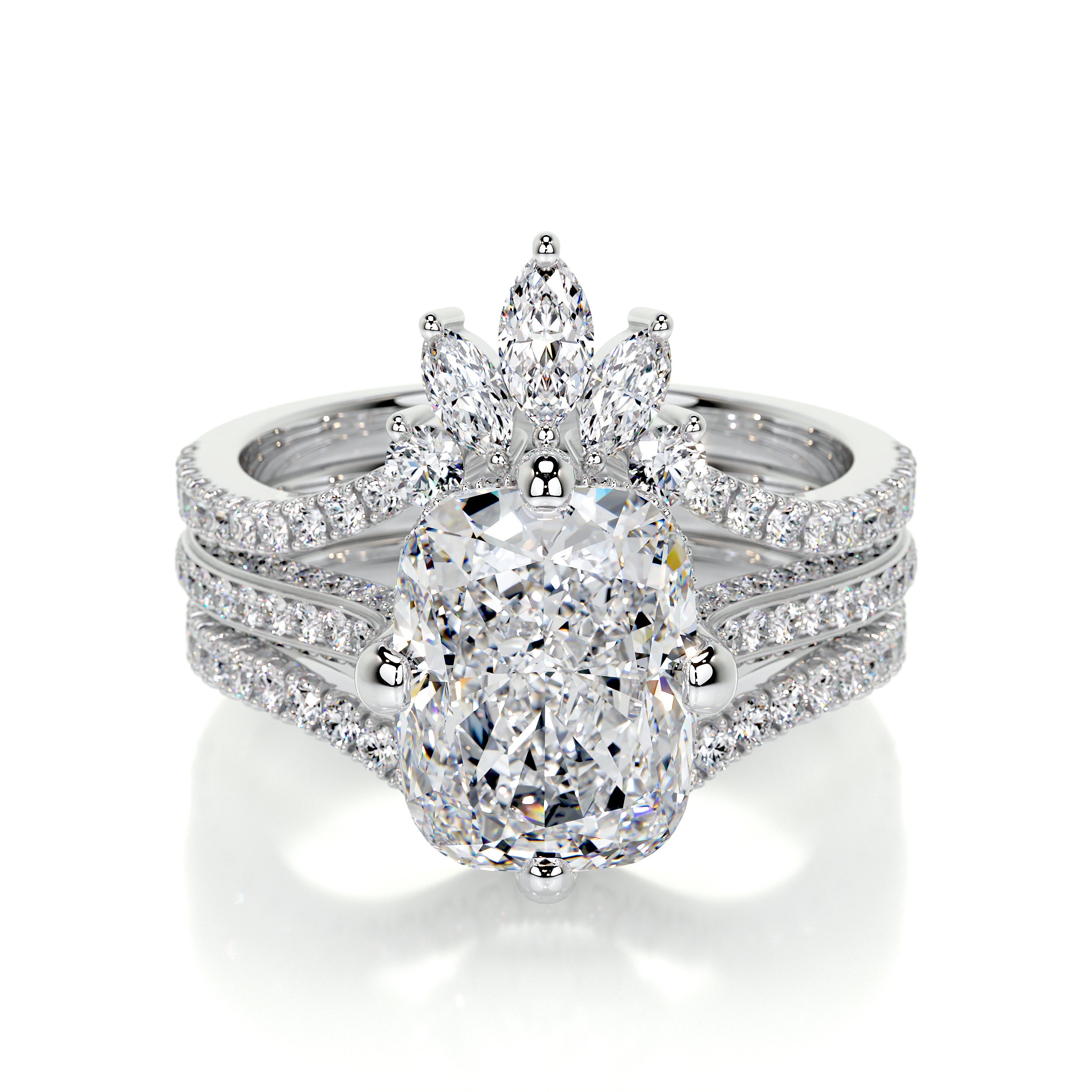 Lauren Lab Grown Diamond Bridal Set -Platinum