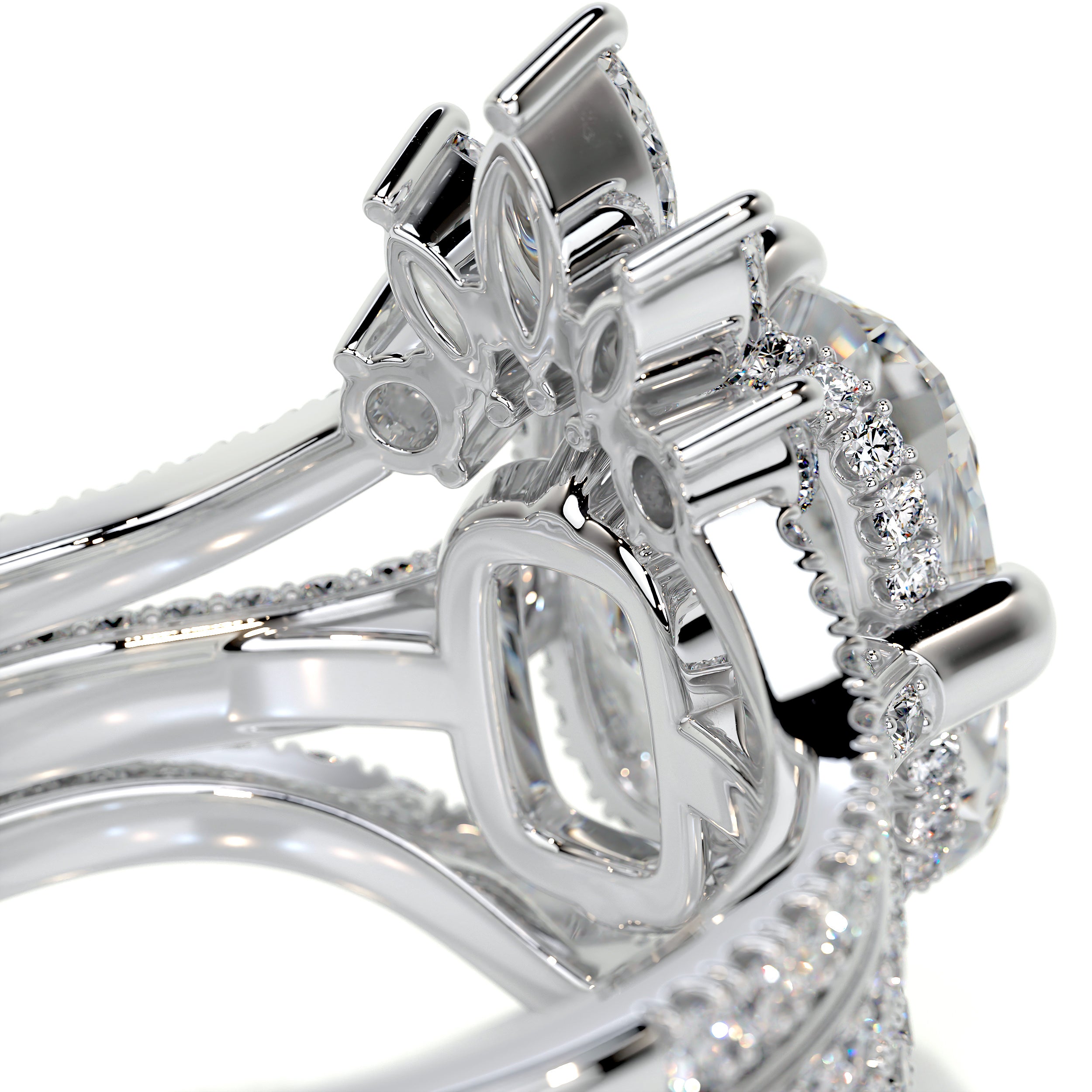 Lauren Diamond Bridal Set -14K White Gold