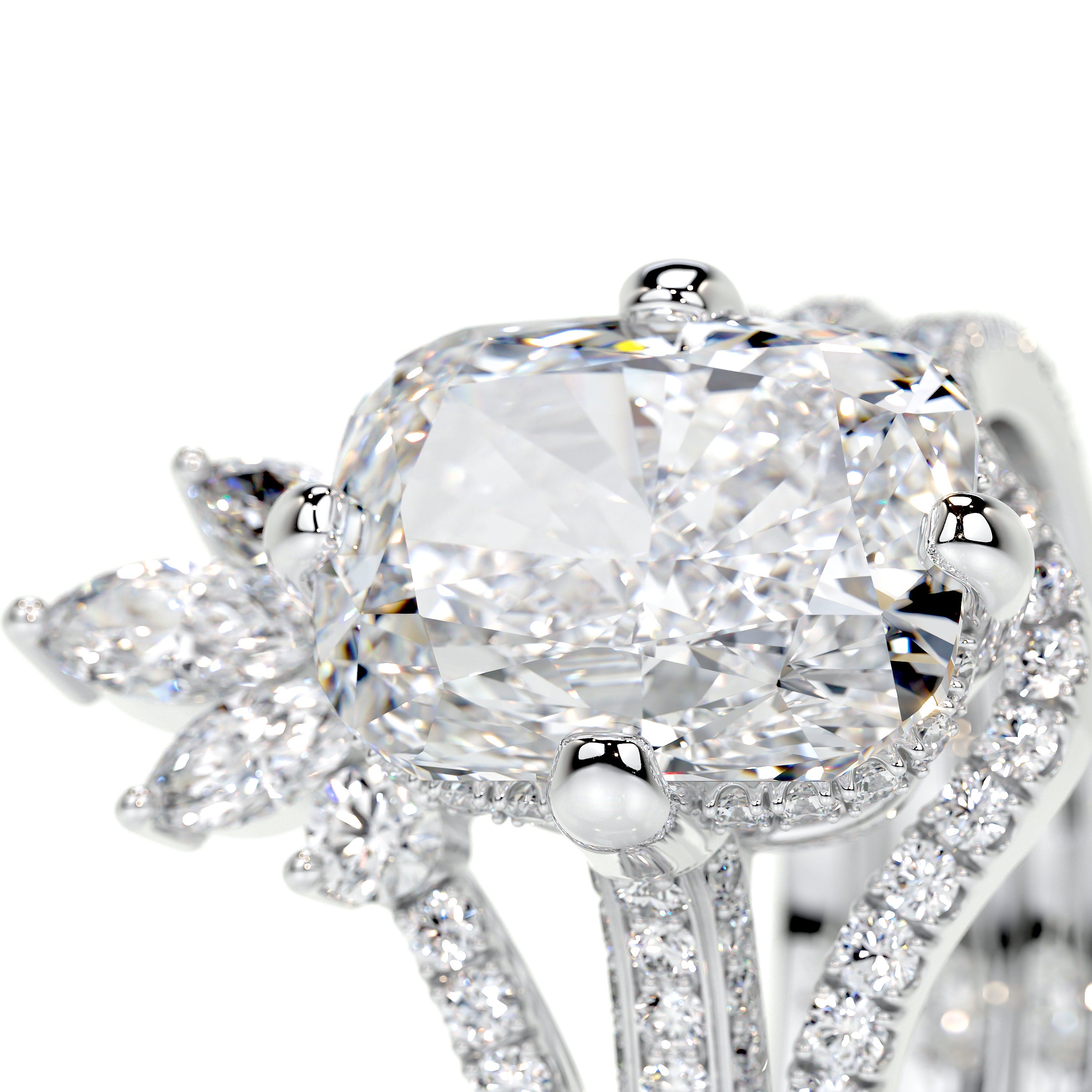 Lauren Lab Grown Diamond Bridal Set -14K White Gold