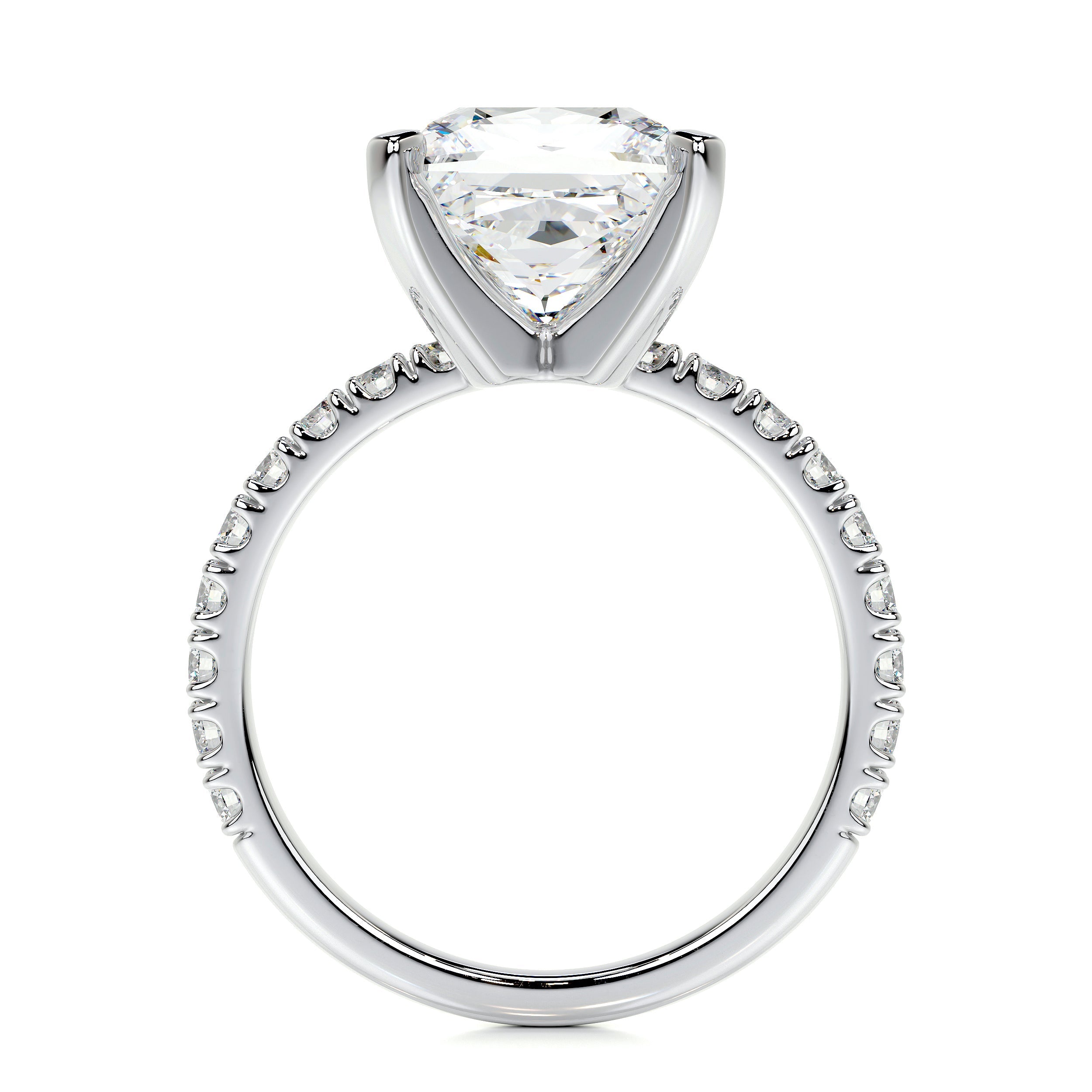 Blair Lab Grown Diamond Ring   (3.5 Carat) -18K White Gold