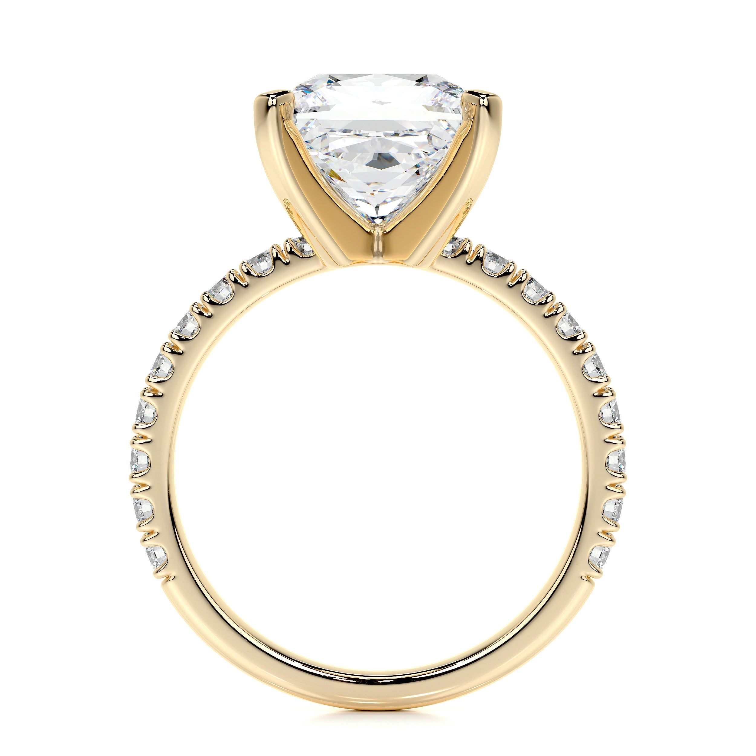 Blair Lab Grown Diamond Ring   (3.5 Carat) -18K Yellow Gold