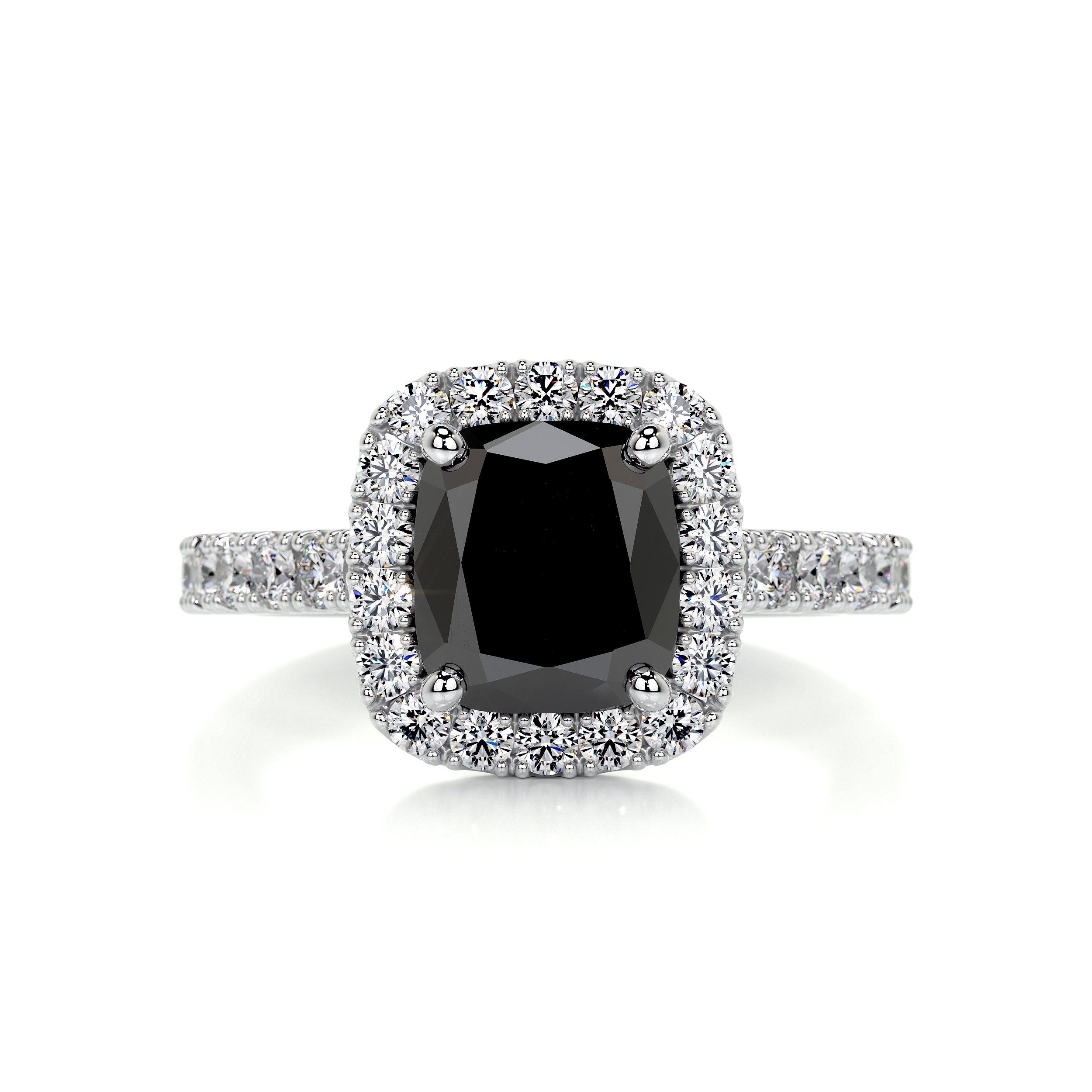 Celeste Diamond Engagement Ring -18K White Gold