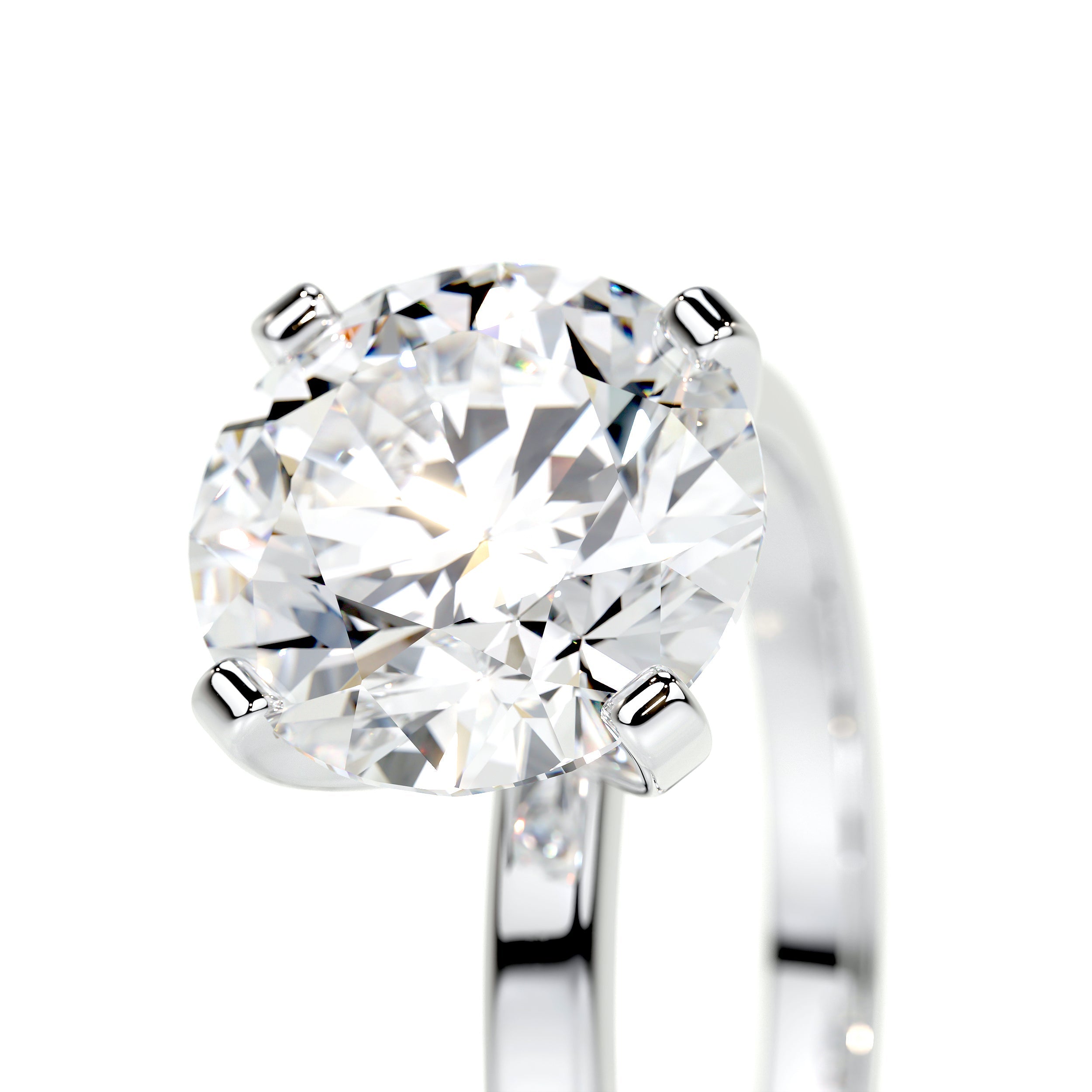 Jessica Lab Grown Diamond Ring   (3 Carat) -14K White Gold