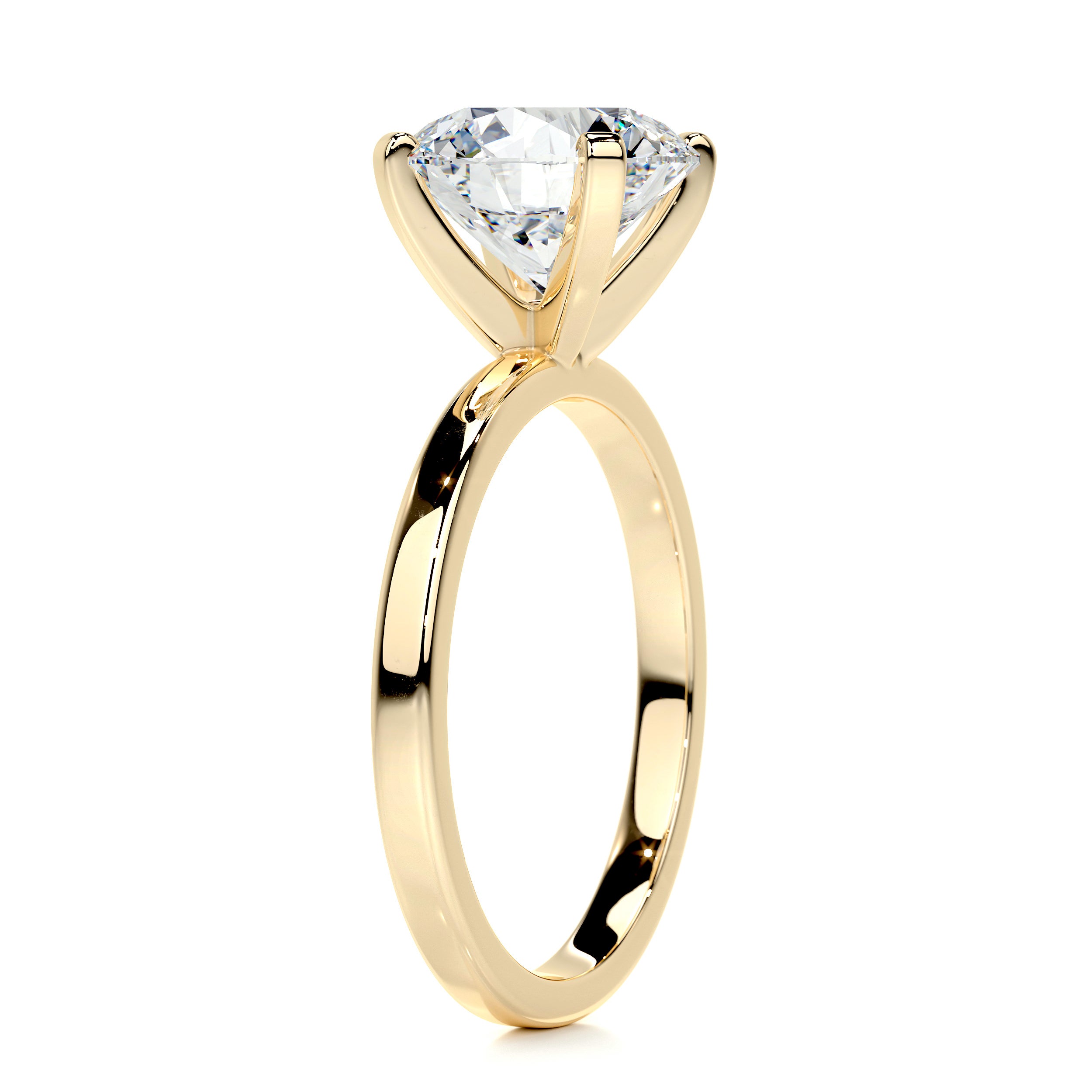 Jessica Diamond Engagement Ring -18K Yellow Gold
