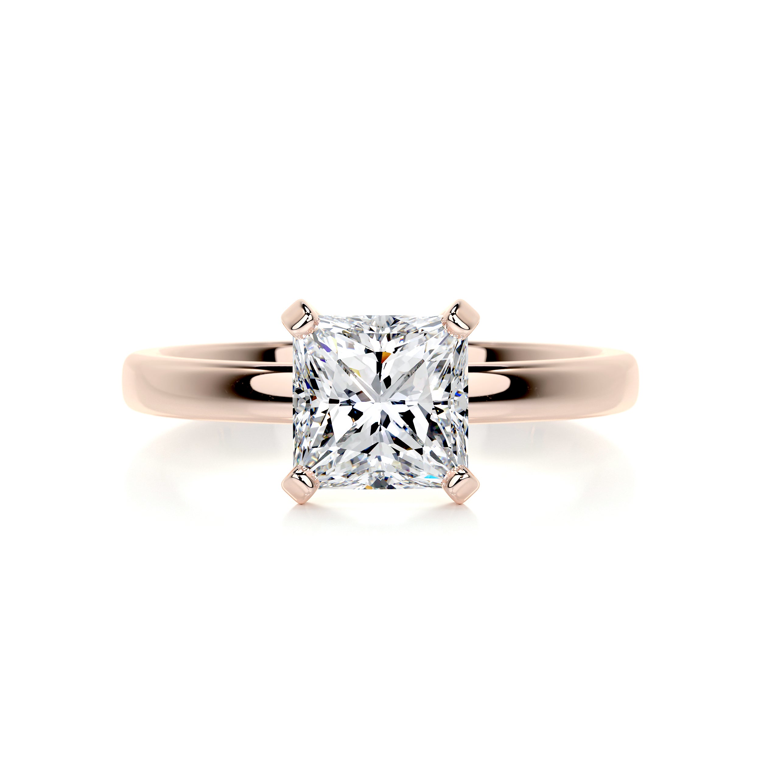 Isabelle Diamond Engagement Ring -14K Rose Gold