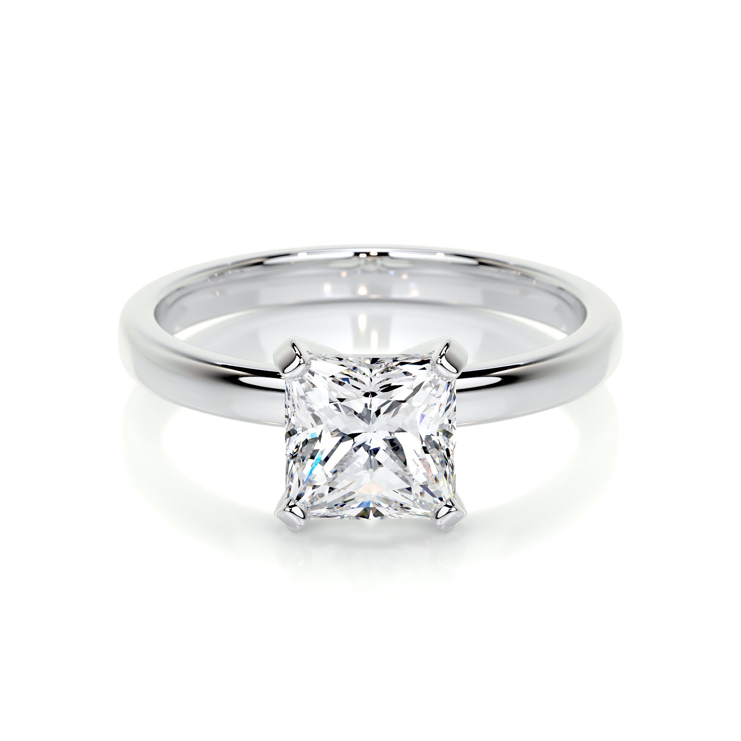 Isabelle Lab Grown Diamond Ring   (1.5 Carat) -14K White Gold