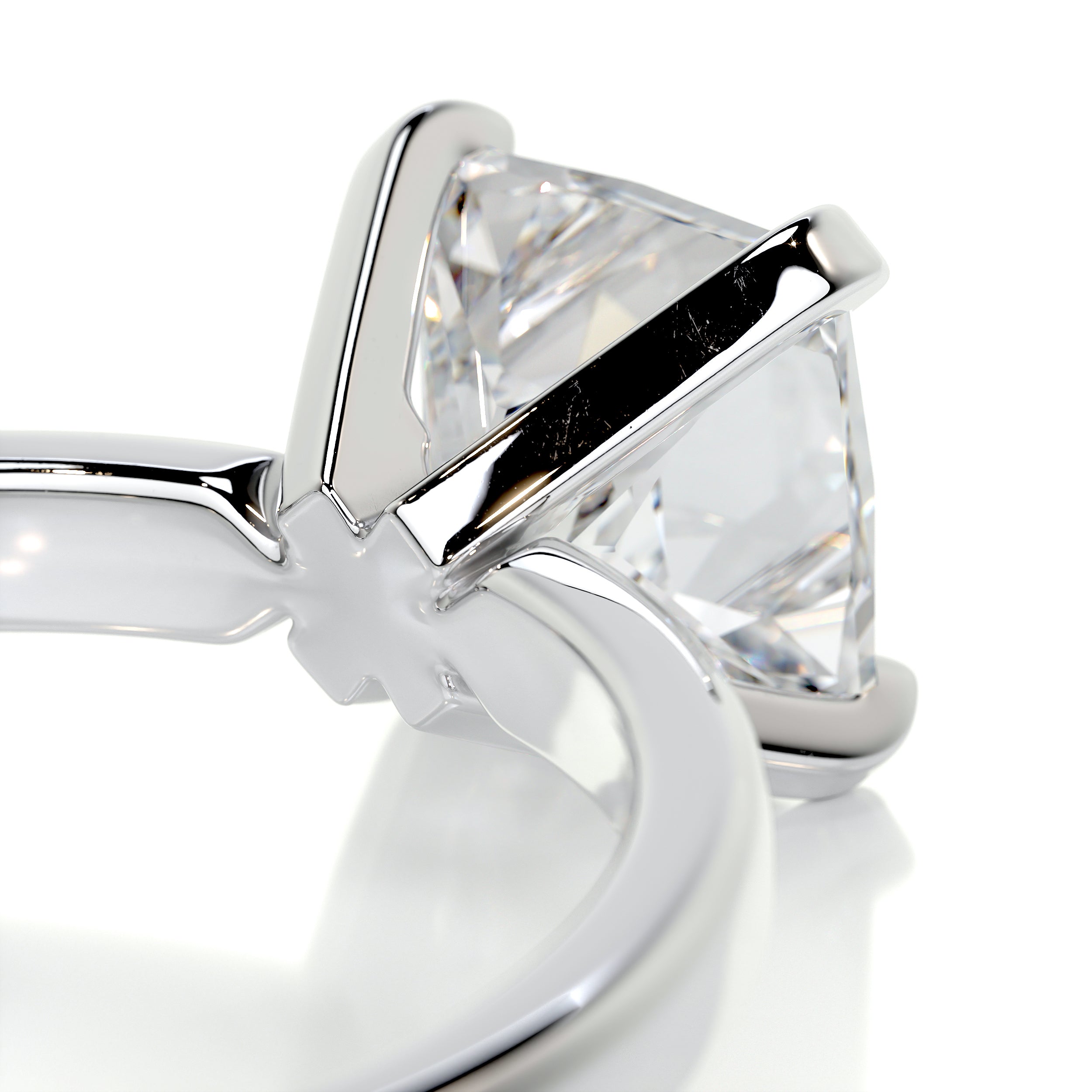 Isabelle Diamond Engagement Ring -18K White Gold