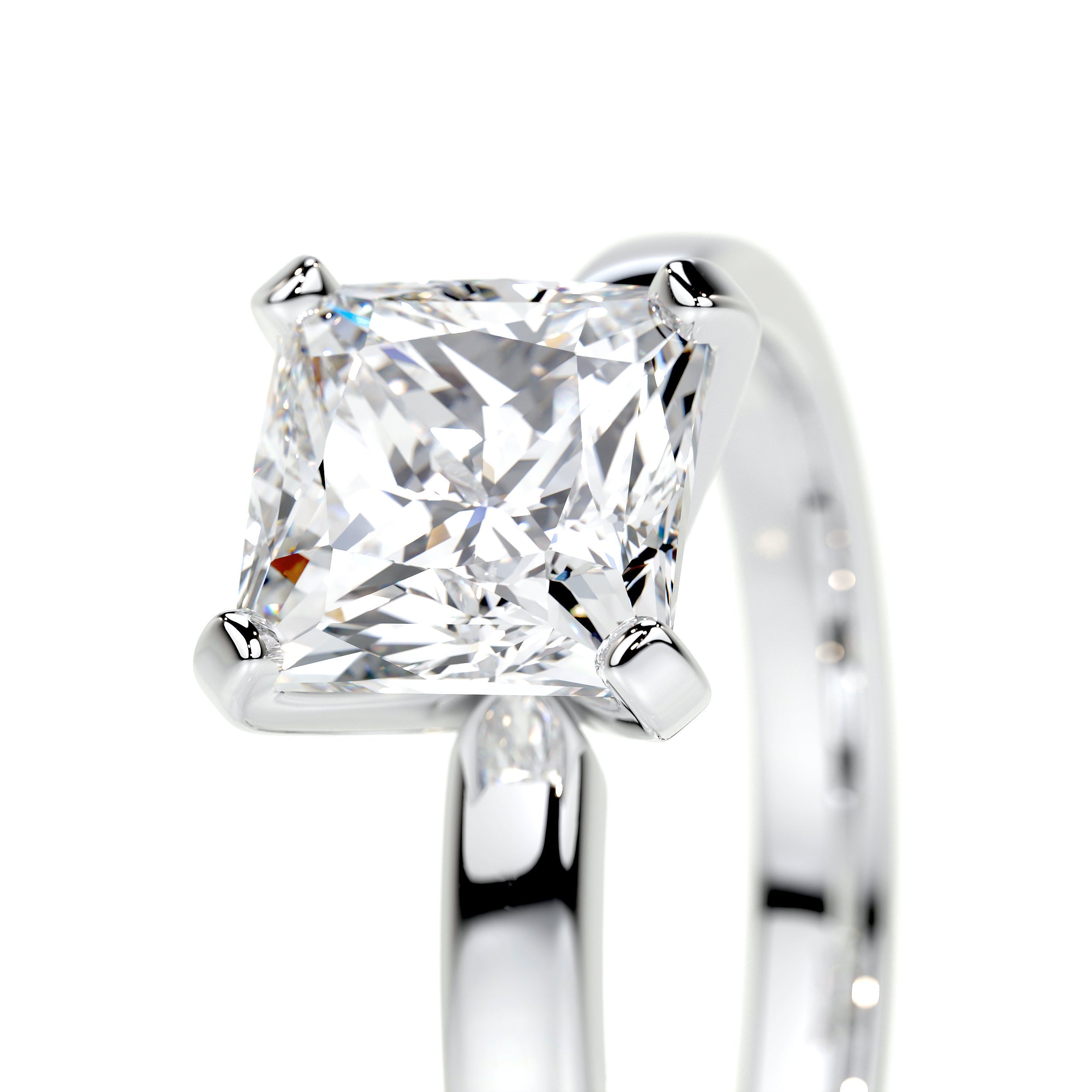 Isabelle Lab Grown Diamond Ring (1.5 Carat) -14K White Gold