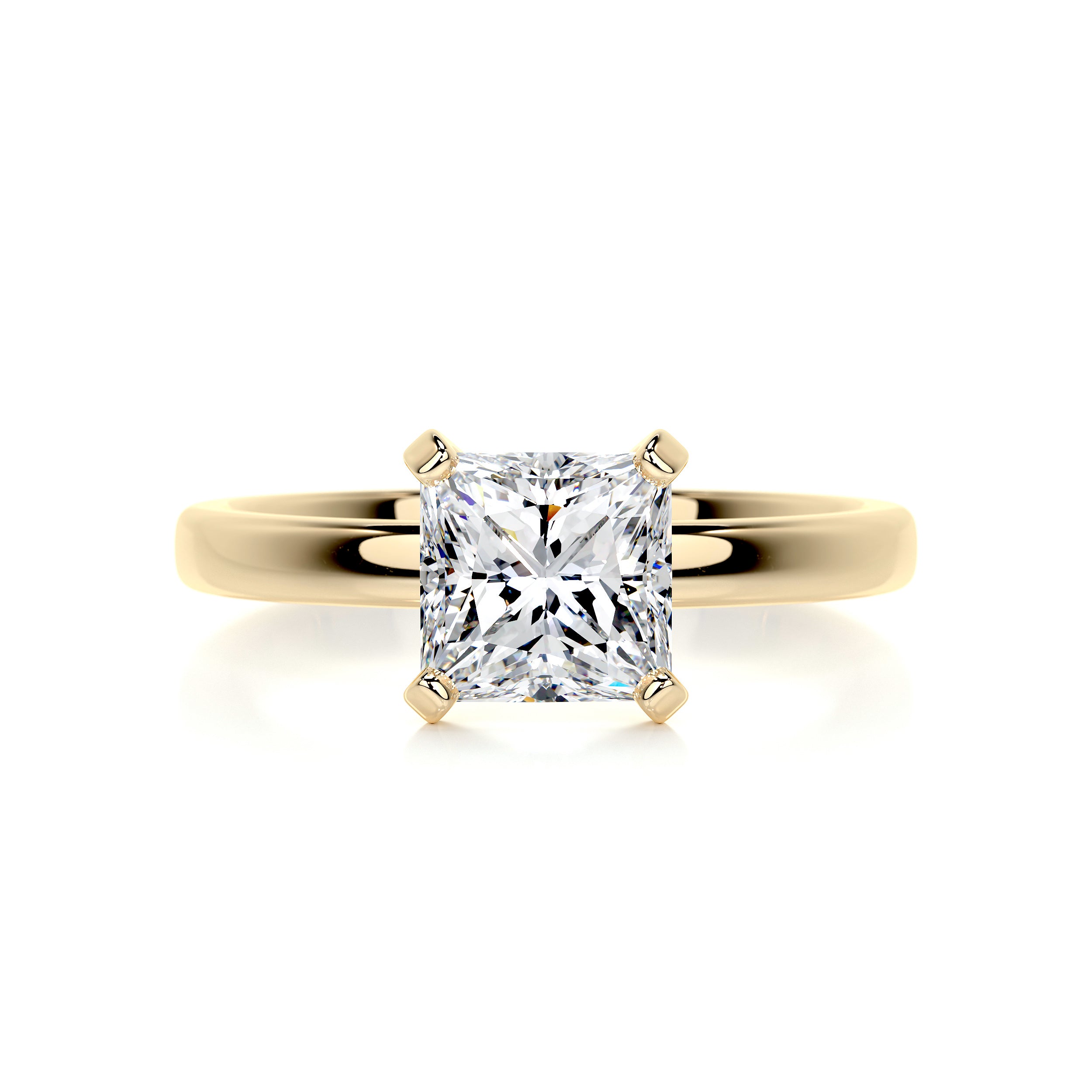 Isabelle Diamond Engagement Ring -18K Yellow Gold
