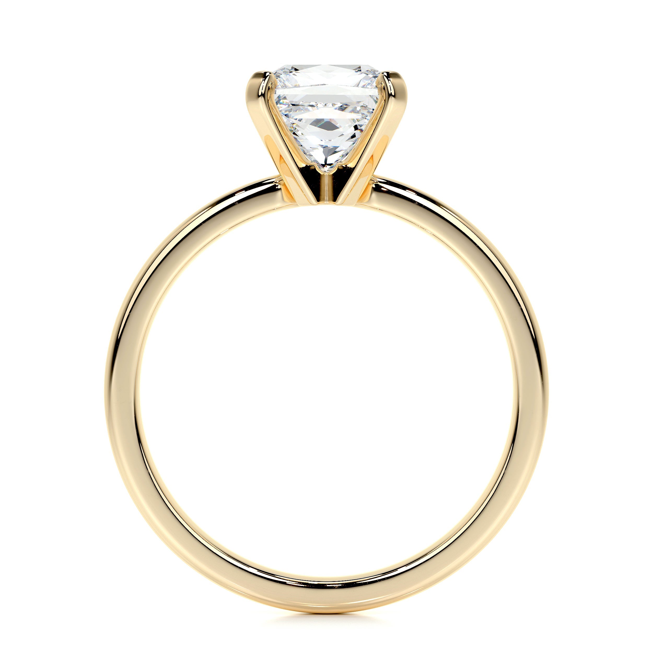 Isabelle Lab Grown Diamond Ring   (1.5 Carat) -18K Yellow Gold