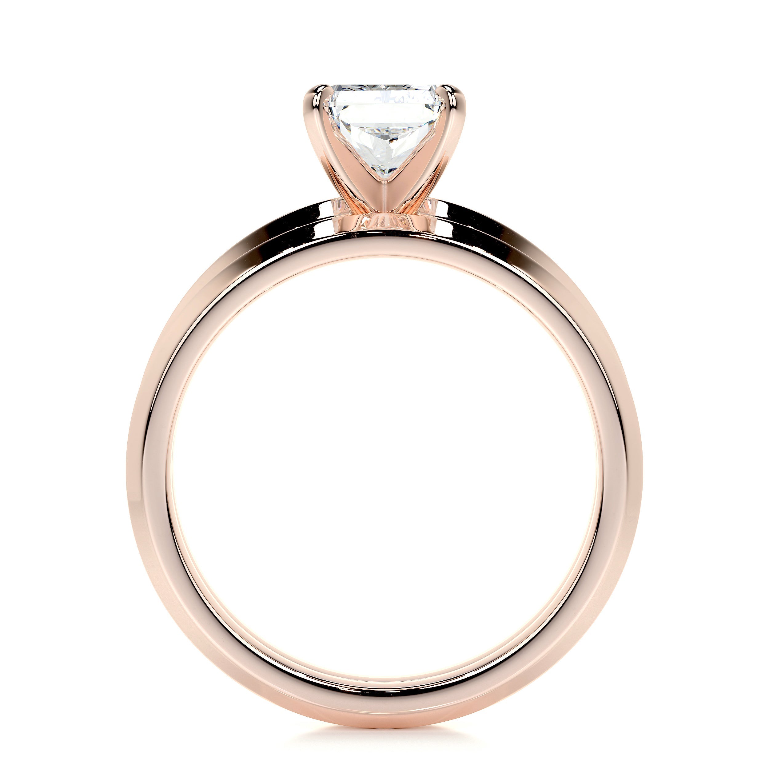 Carolina Lab Grown Diamond Bridal Set (2 Carat) -14K Rose Gold