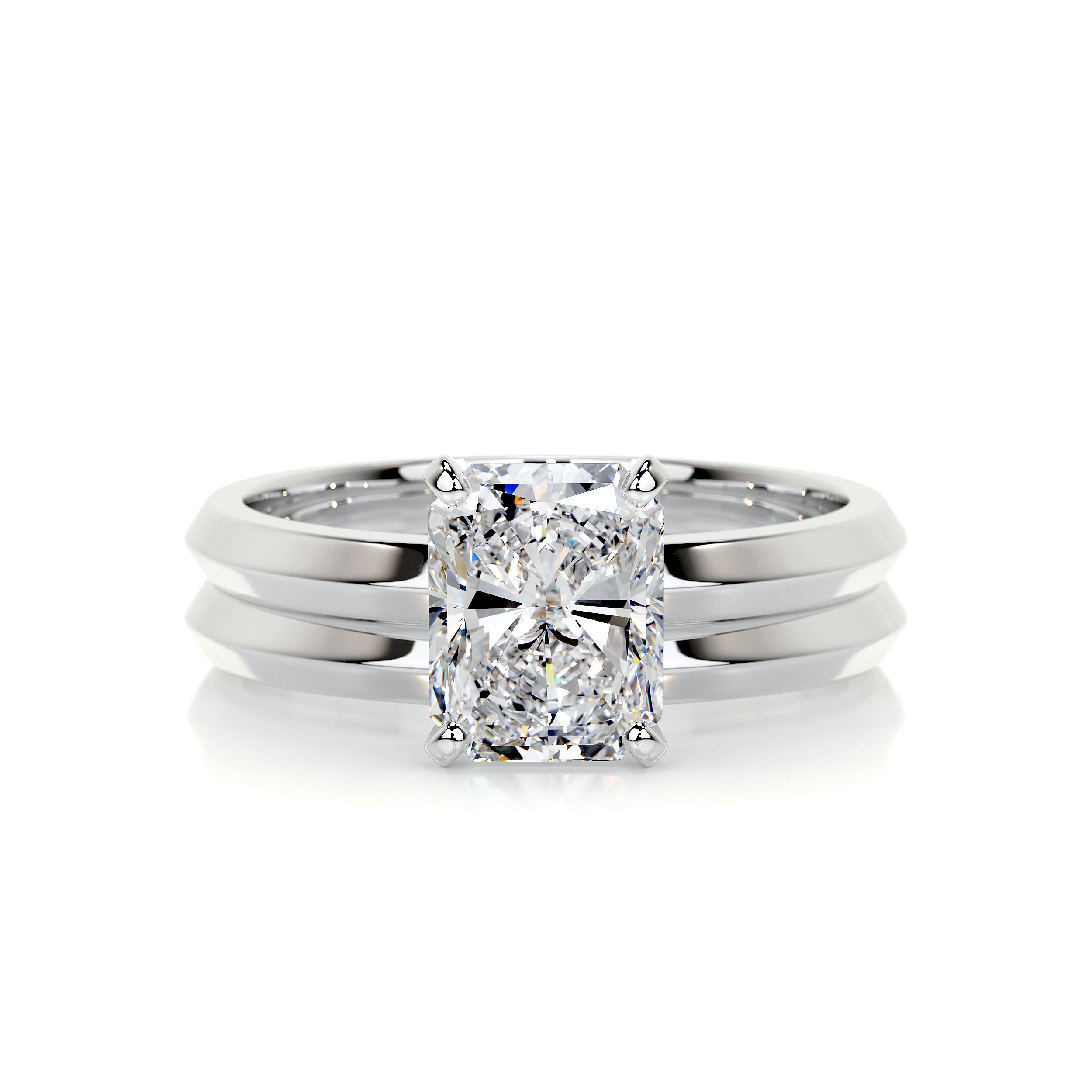 Carolina Diamond Bridal Set -14K White Gold