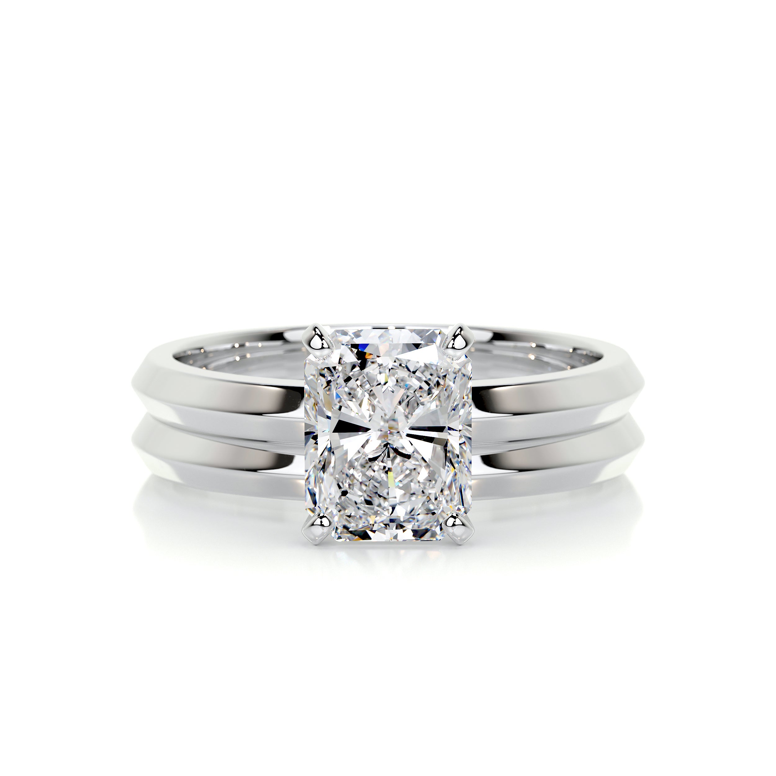 Carolina Diamond Bridal Set -Platinum
