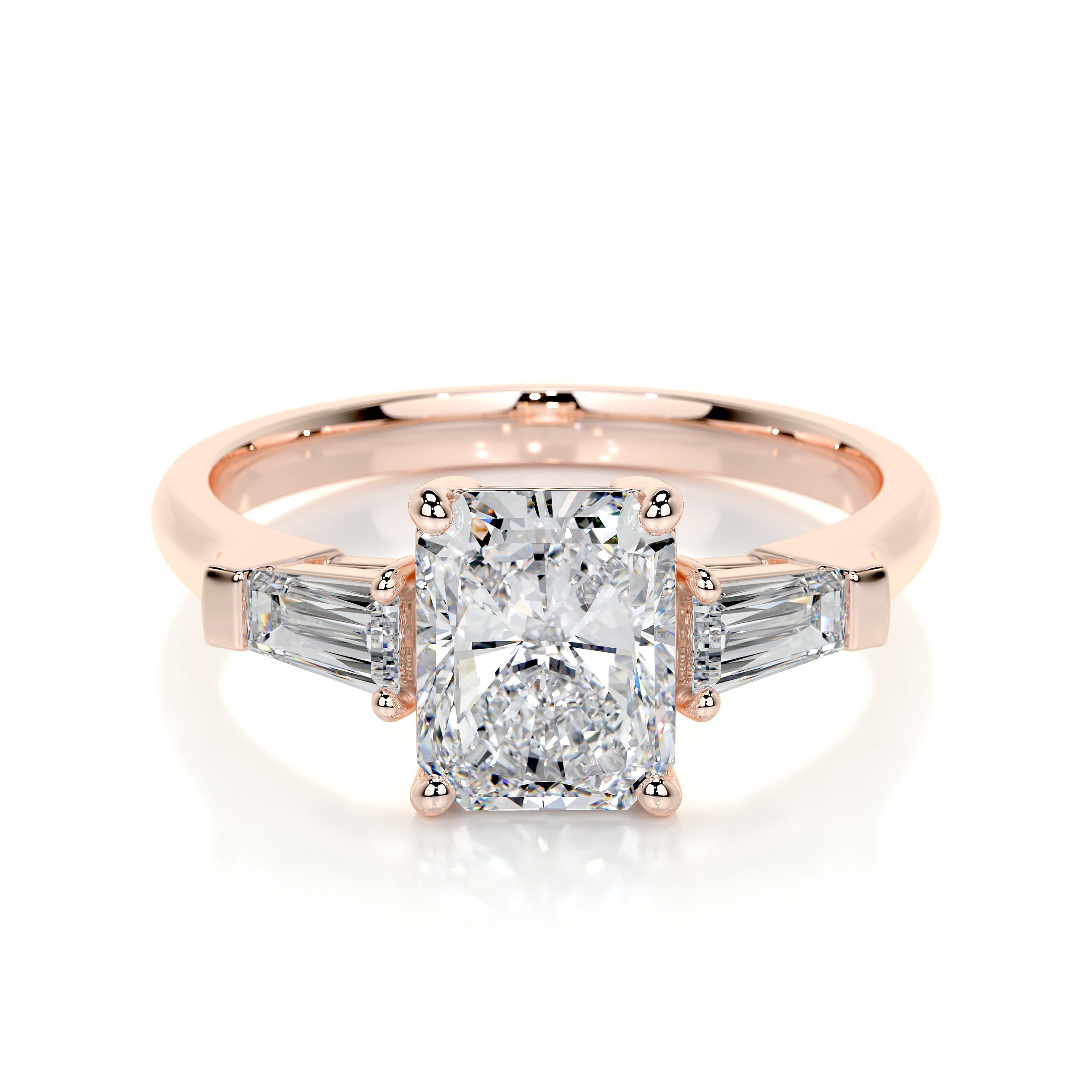 Skylar Lab Grown Diamond Ring -14K Rose Gold