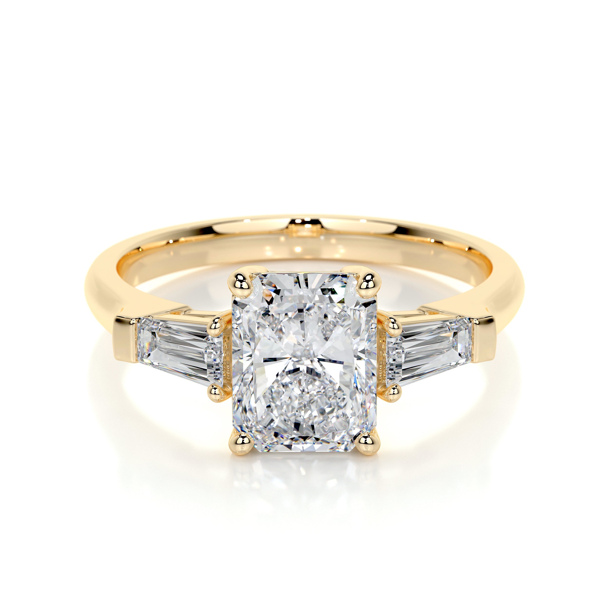 Skylar Lab Grown Diamond Ring -18K Yellow Gold