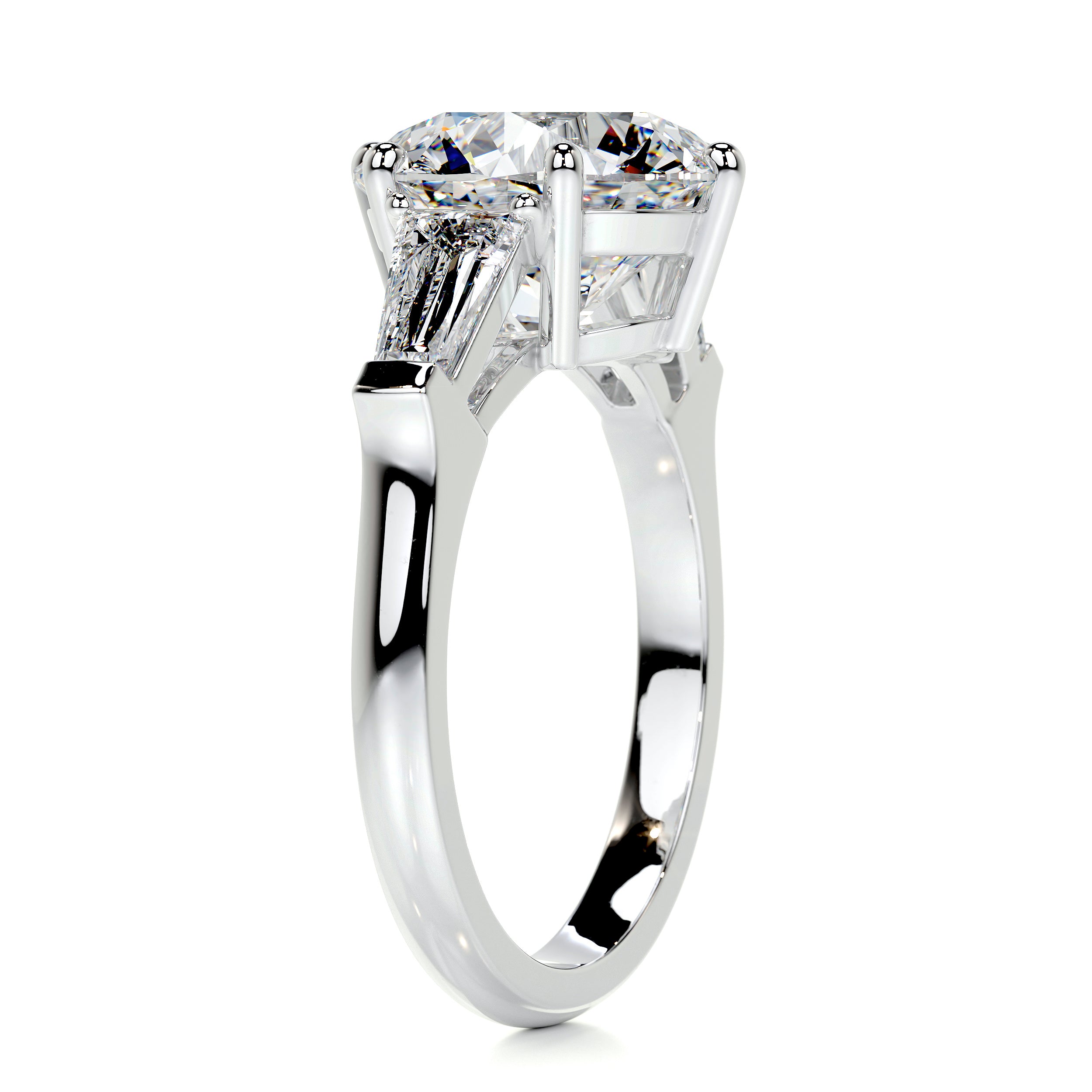 Skylar Diamond Engagement Ring -14K White Gold