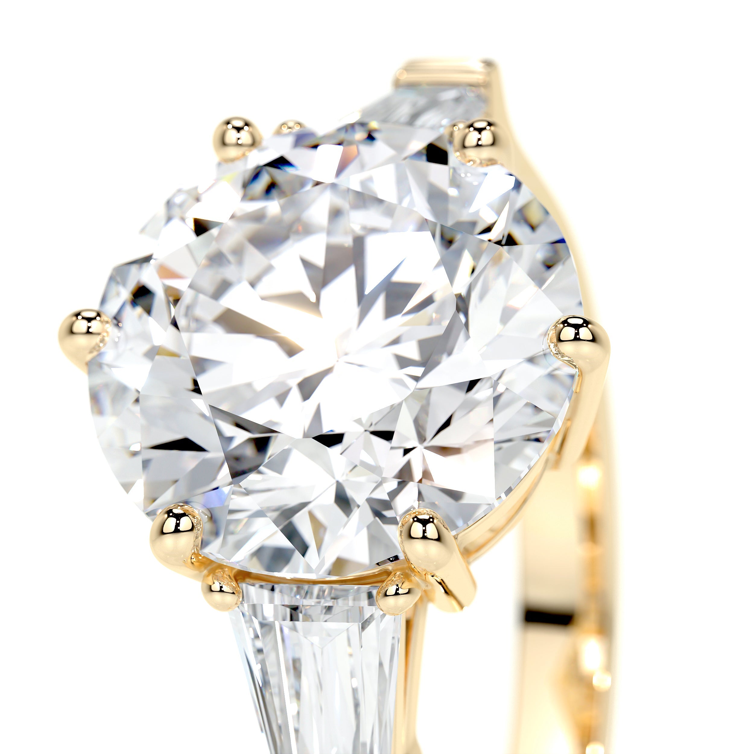 Skylar Lab Grown Diamond Ring -18K Yellow Gold