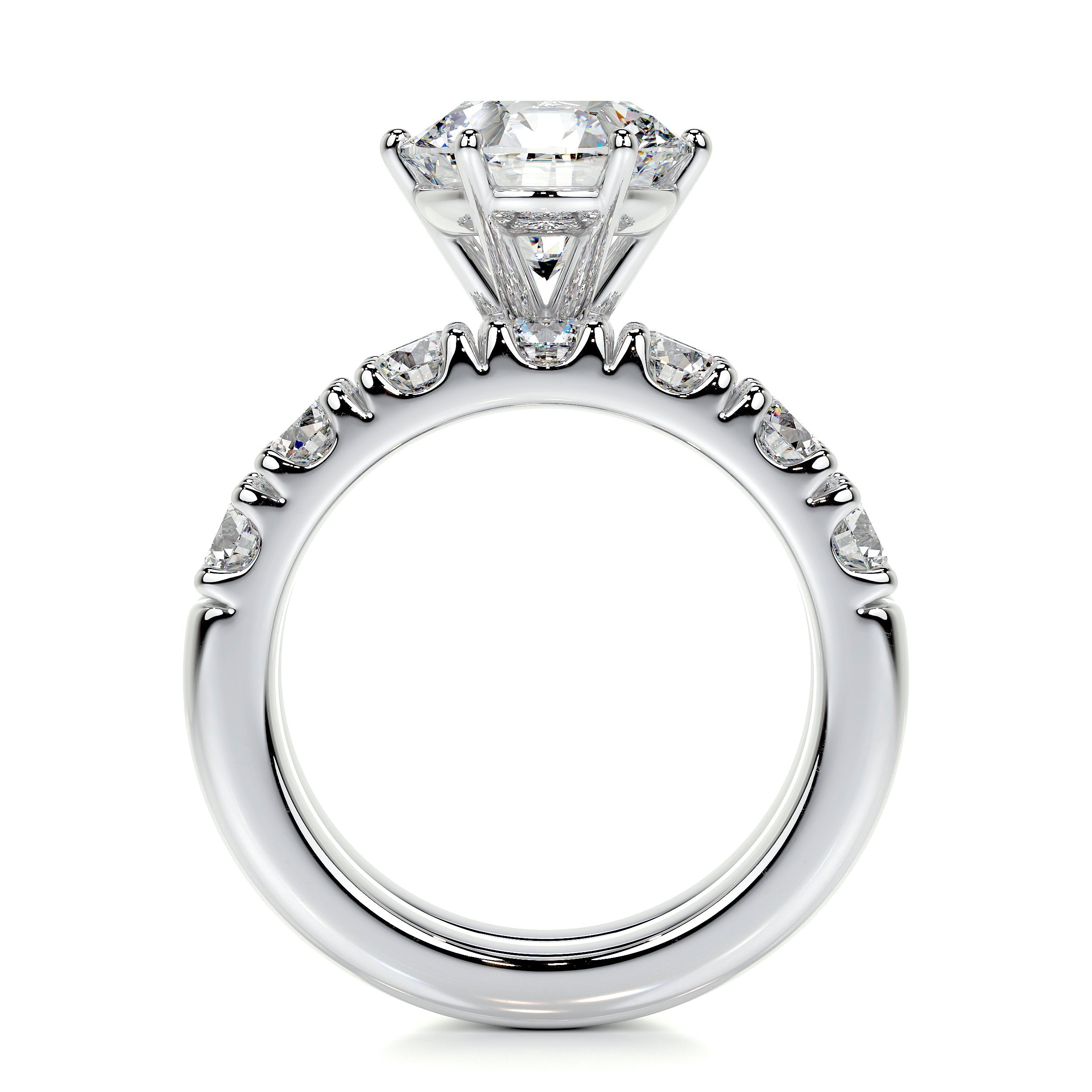Destiny Lab Grown Diamond Bridal Set   (6 Carat) -14K White Gold