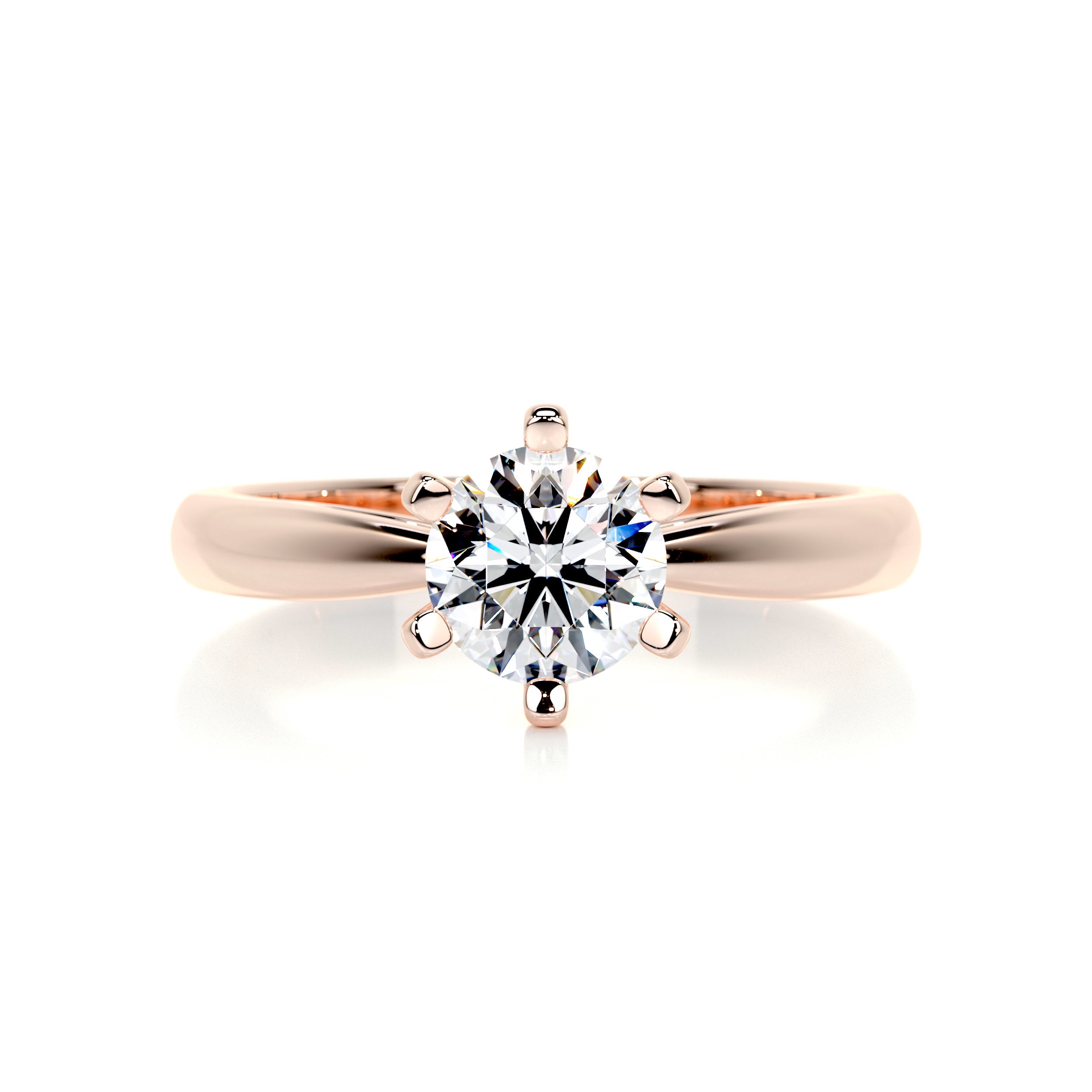 Diana Diamond Engagement Ring -14K Rose Gold