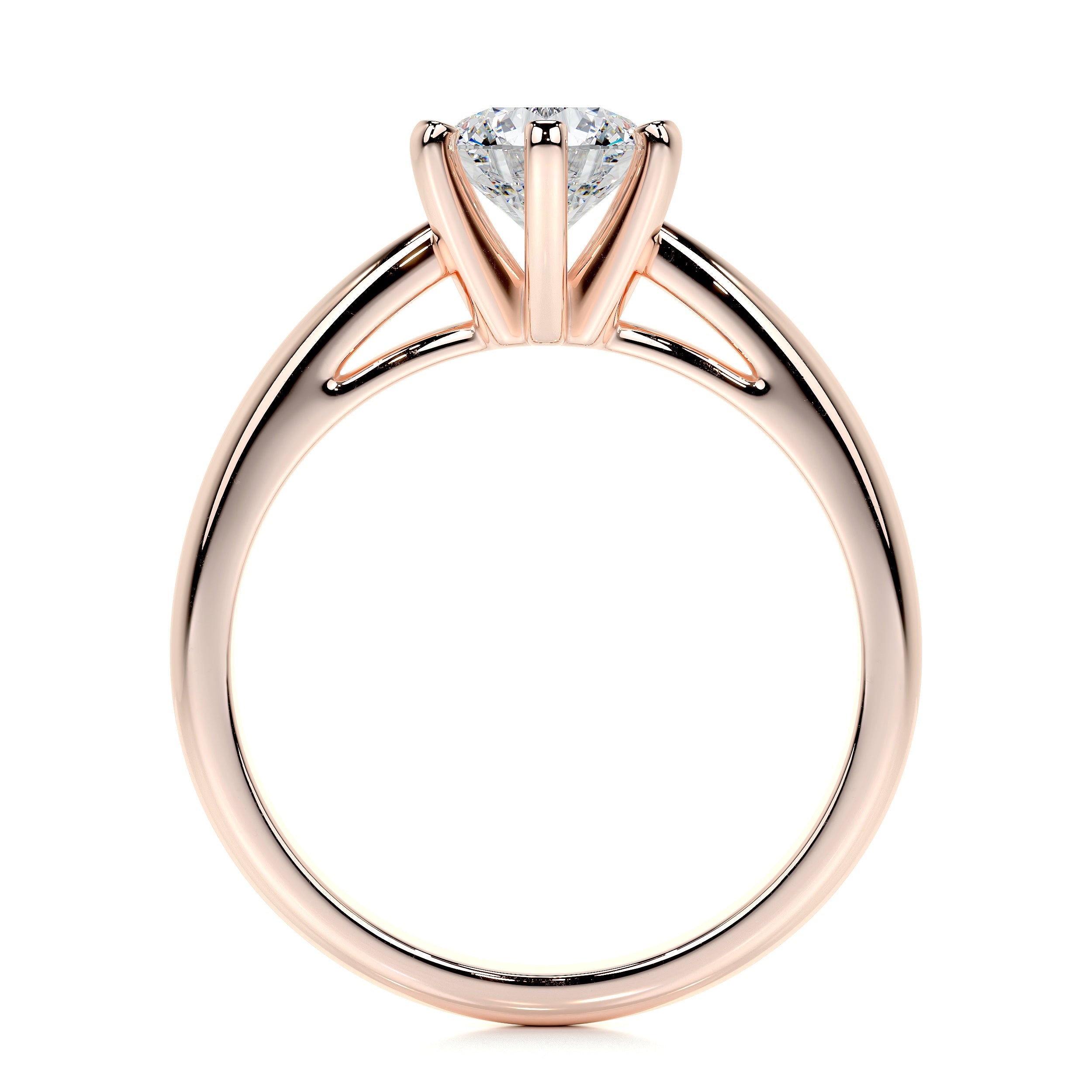 Diana Lab Grown Diamond Ring (0.75 Carat) -14K Rose Gold