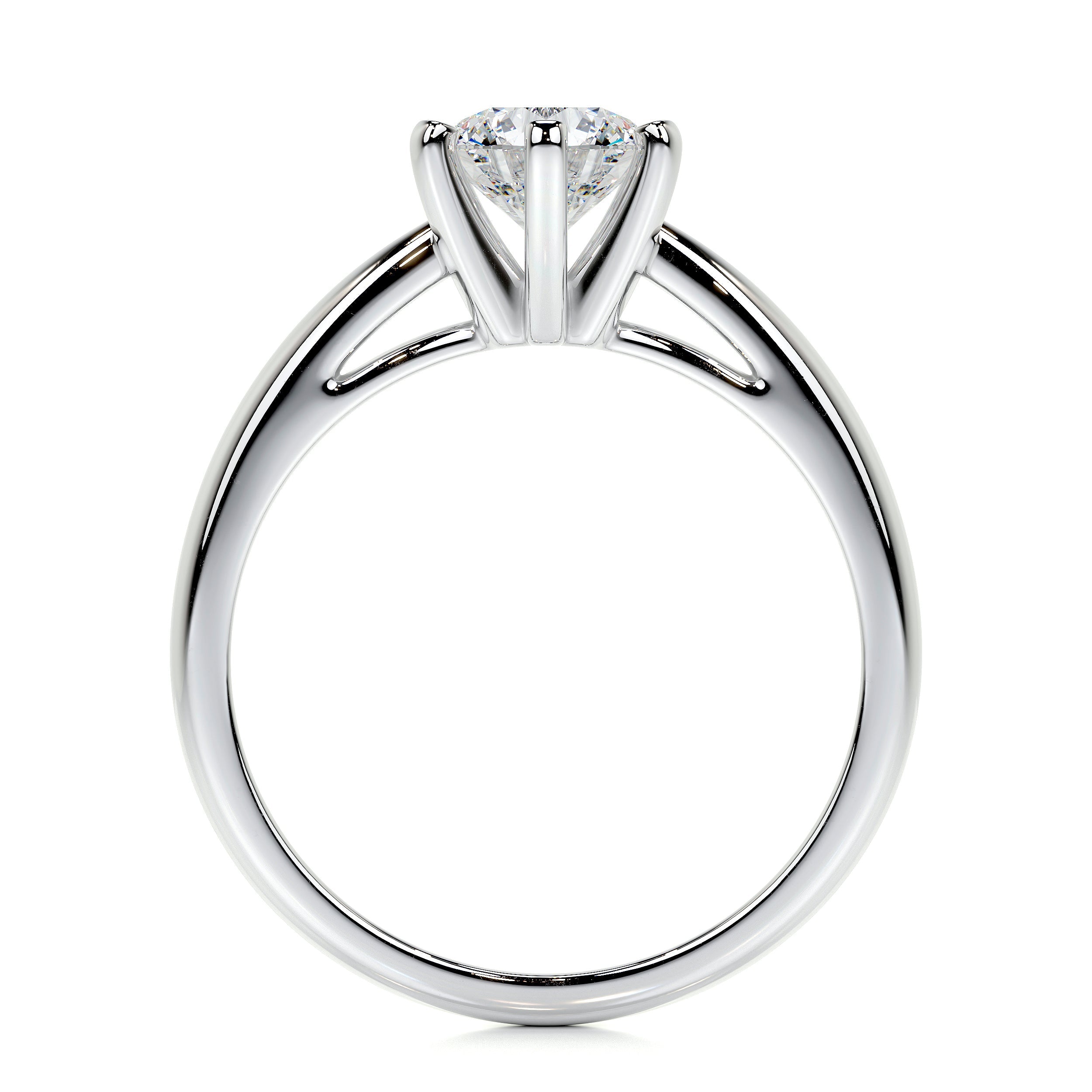 Diana Lab Grown Diamond Ring   (0.75 Carat) -14K White Gold