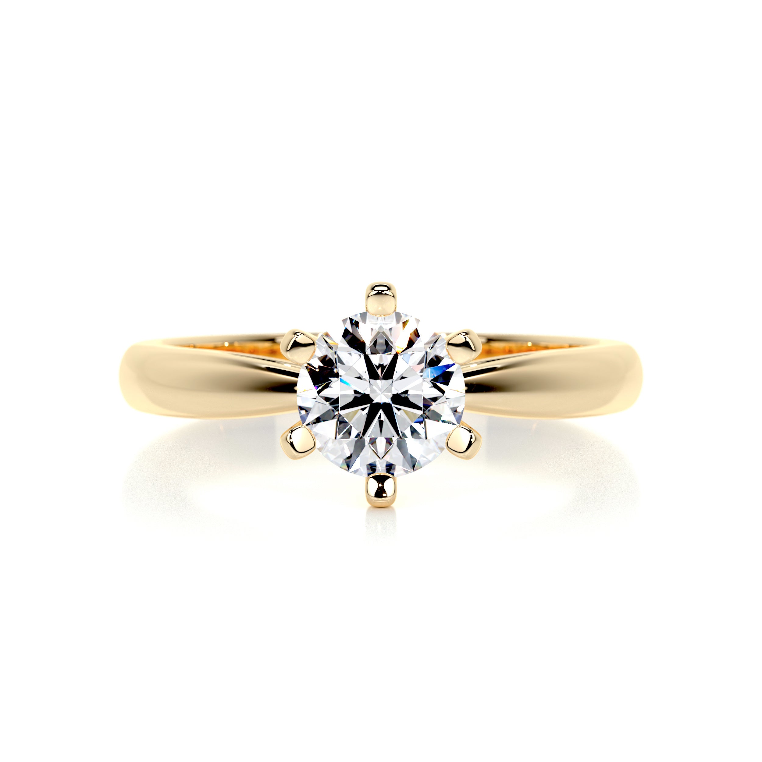 Diana Diamond Engagement Ring -18K Yellow Gold