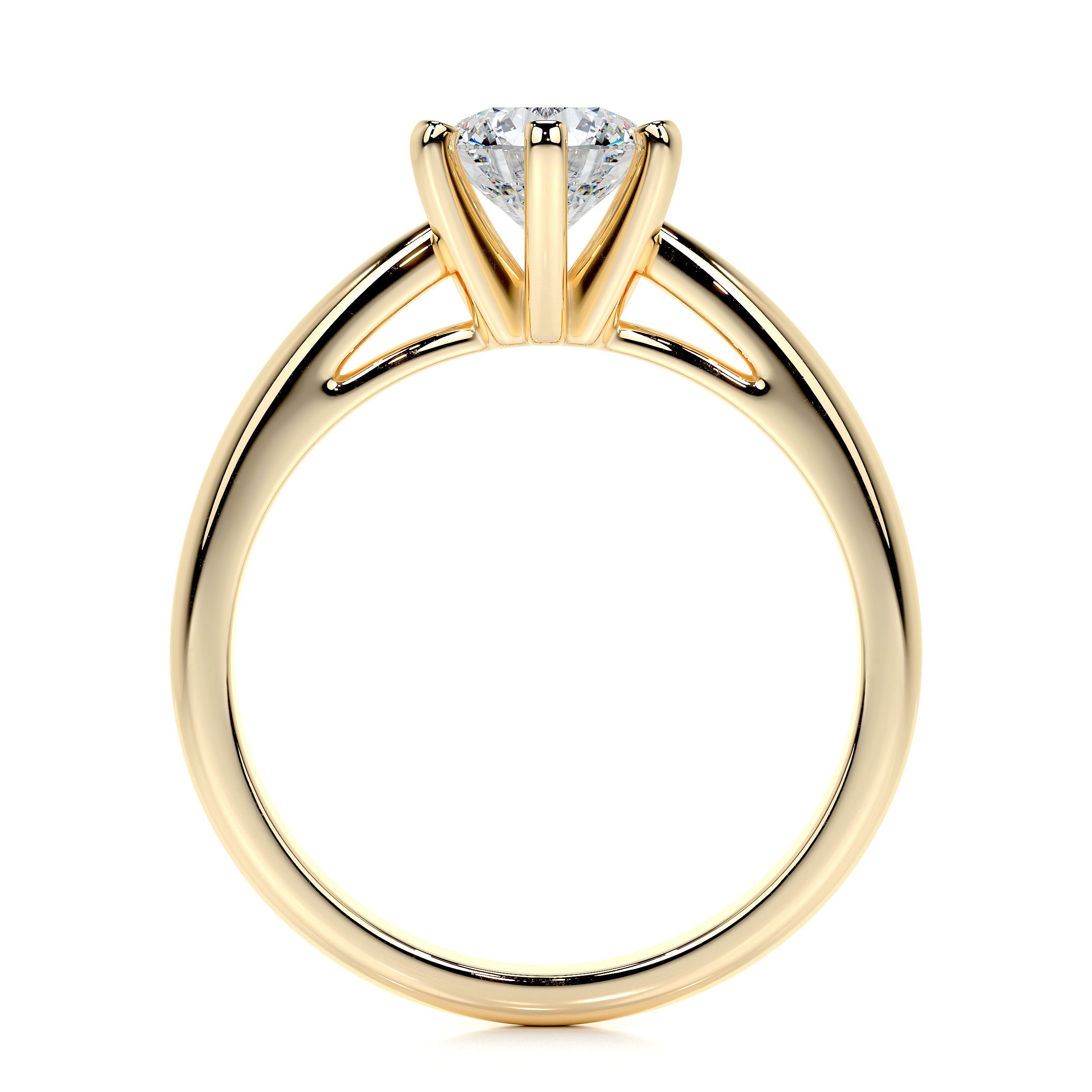 Diana Lab Grown Diamond Ring (0.75 Carat) -18K Yellow Gold