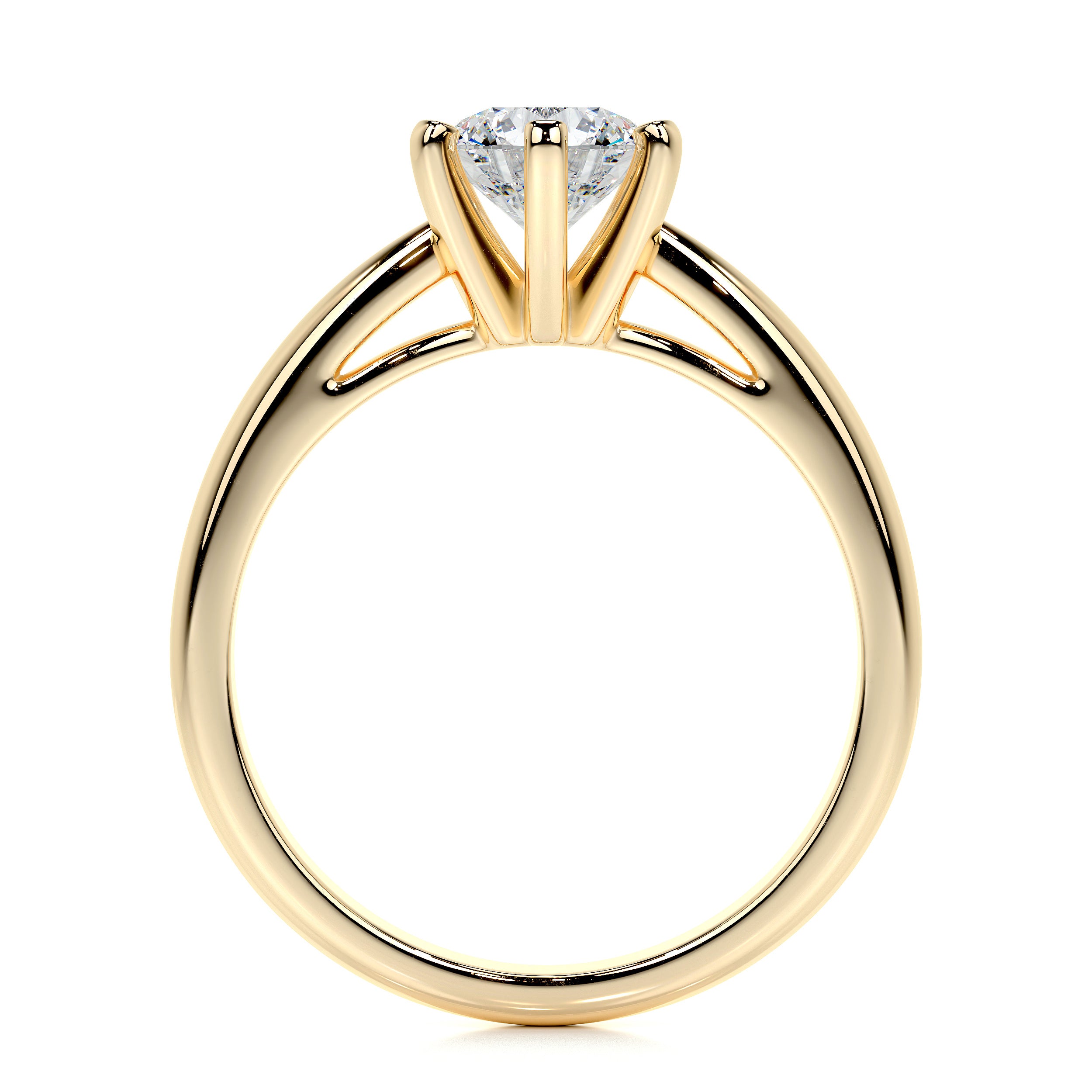 Samantha Lab Grown Diamond Ring -18K Yellow Gold
