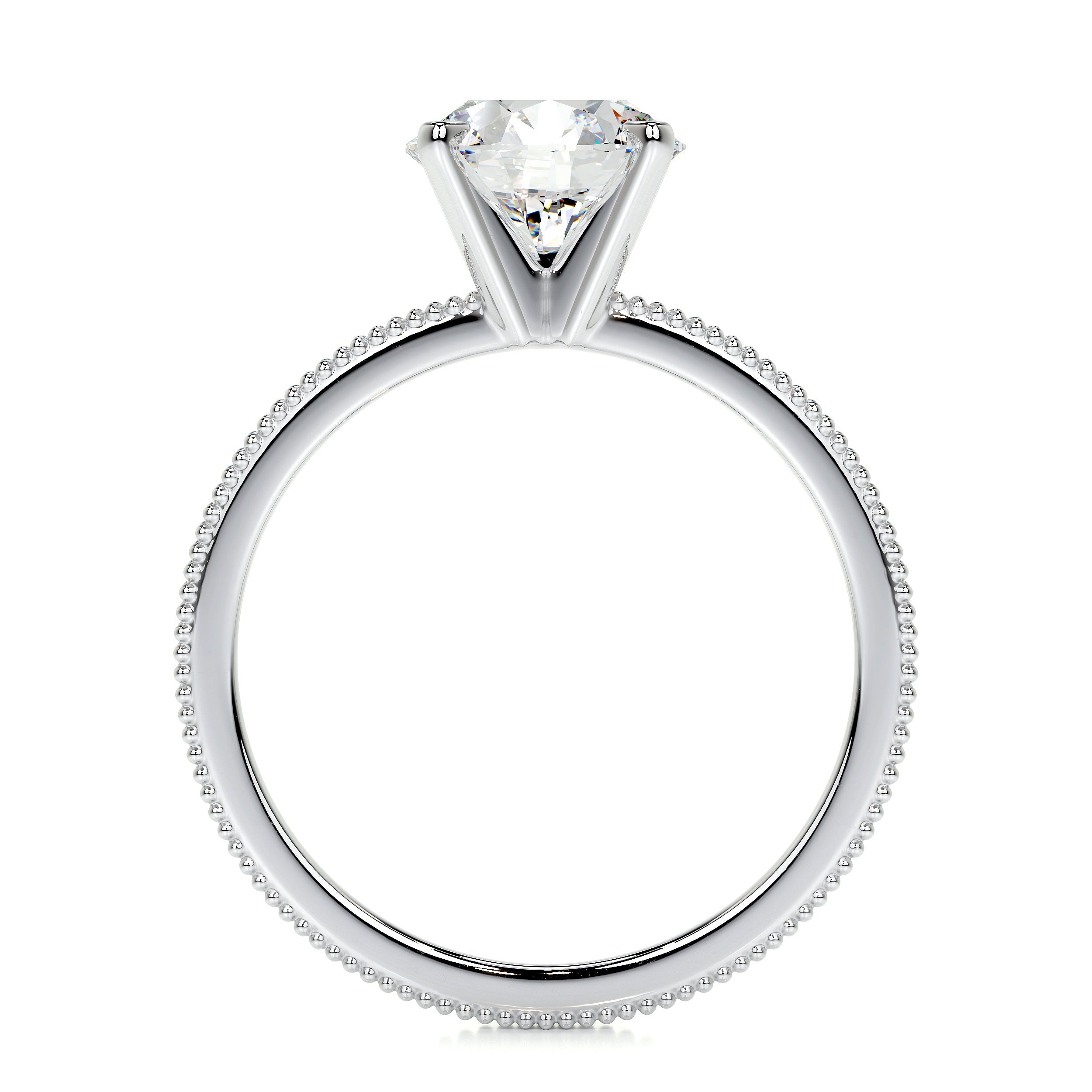 Charlie Lab Grown Diamond Ring (2 Carat) -14K White Gold