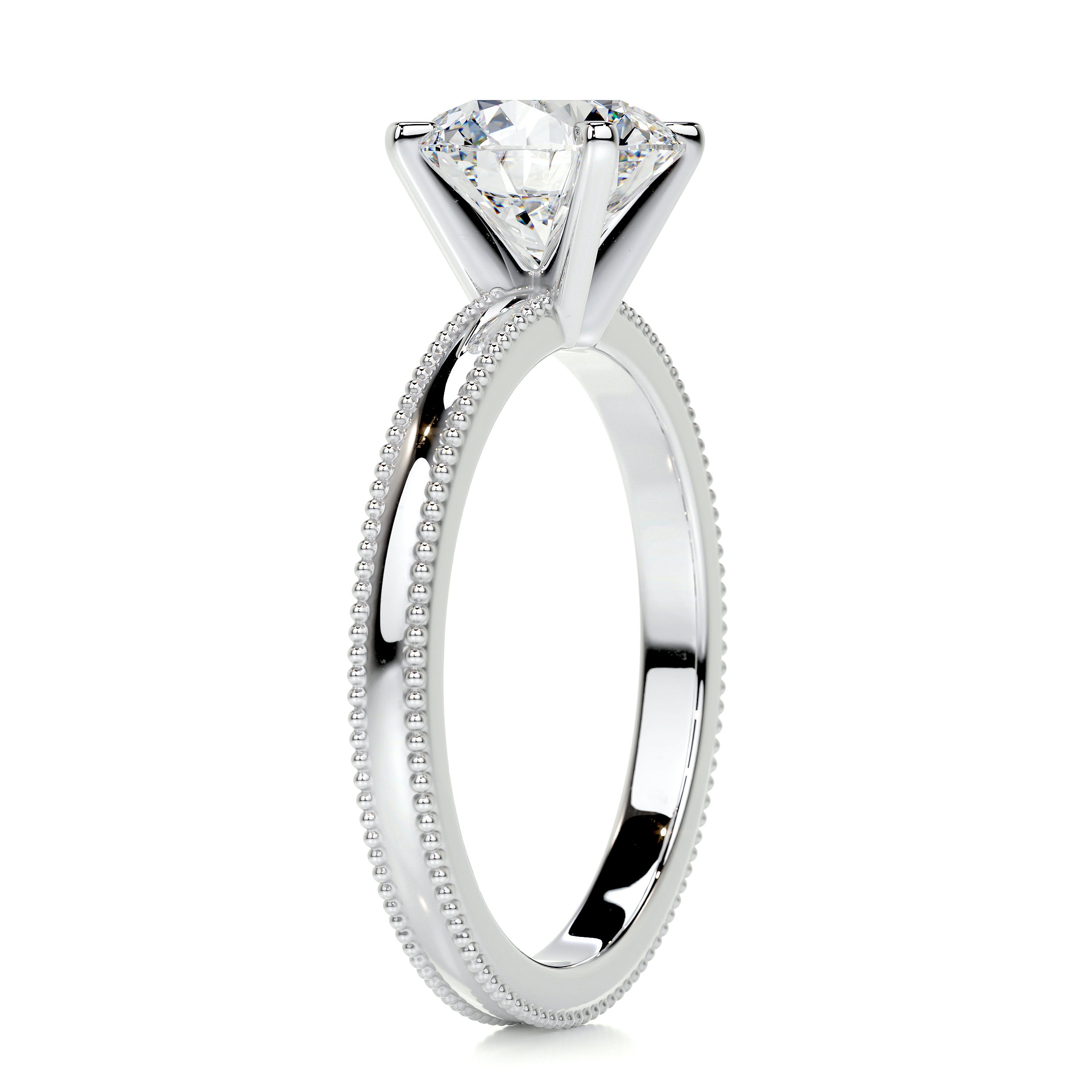 Charlie Diamond Engagement Ring -14K White Gold