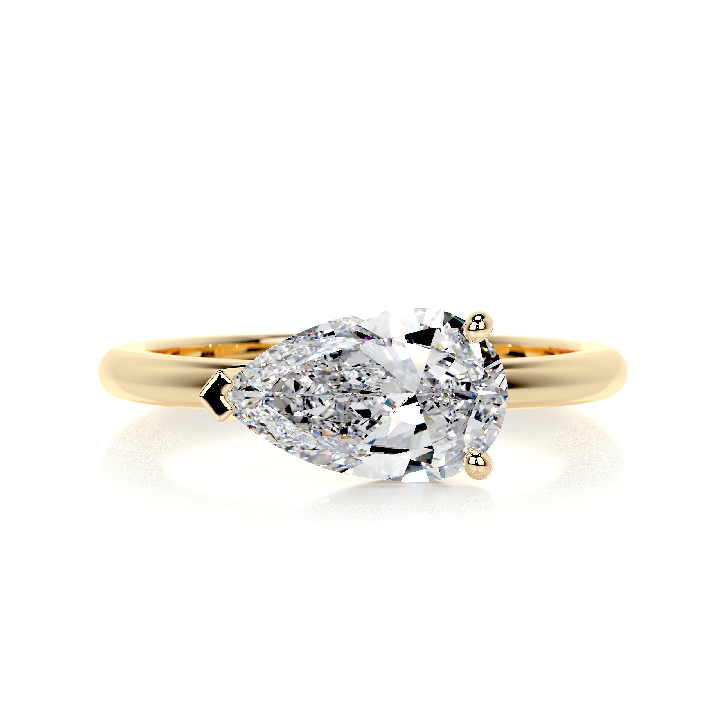 Miriam Diamond Engagement Ring -18K Yellow Gold