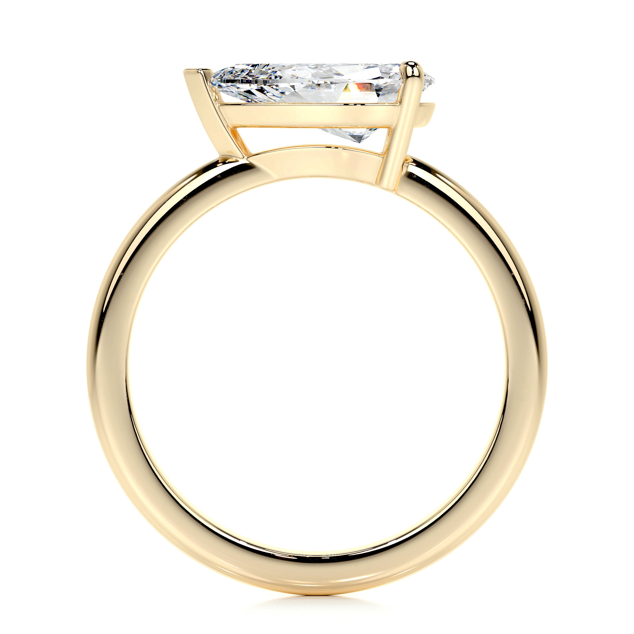 Miriam Lab Grown Diamond Ring -18K Yellow Gold