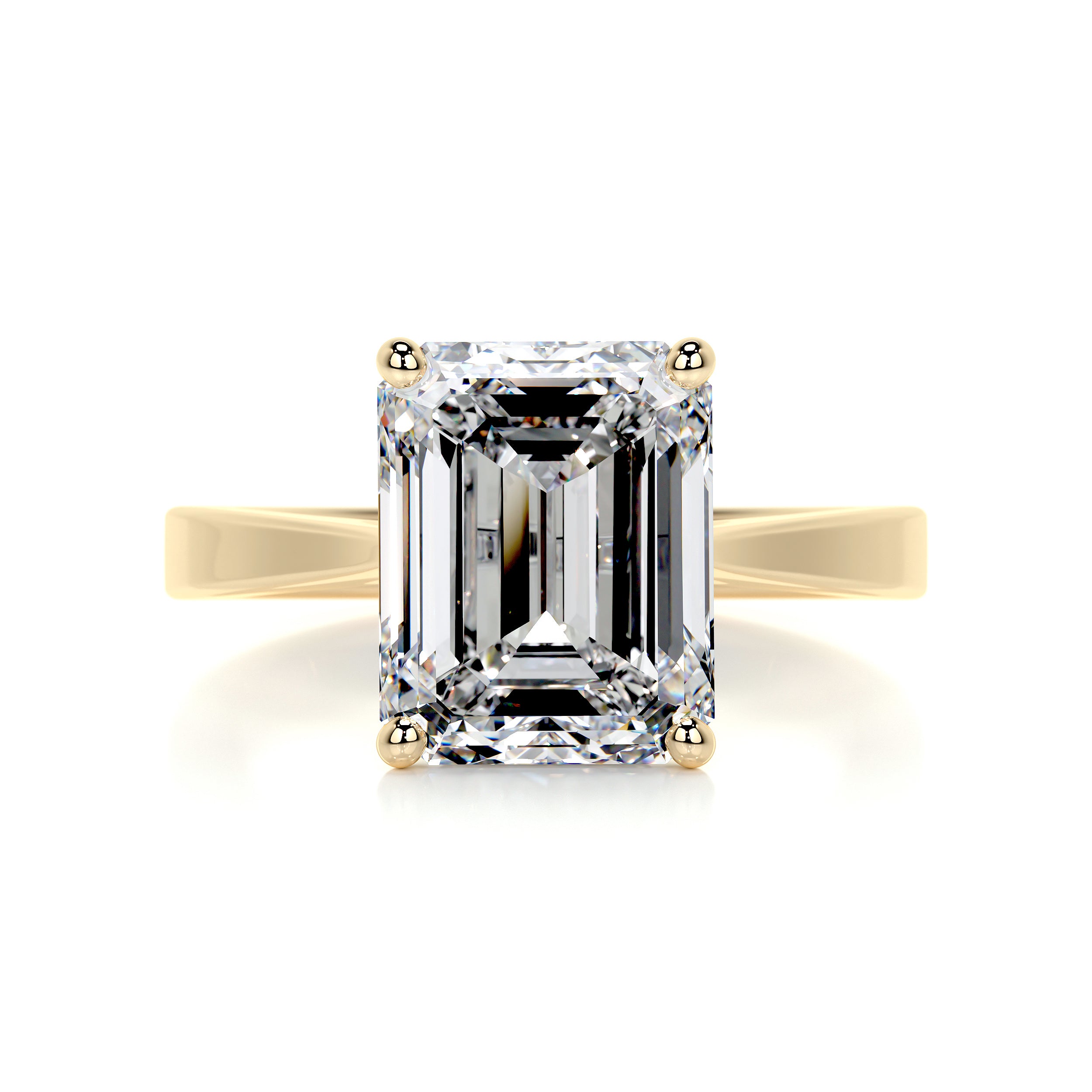 Mariana Diamond Engagement Ring -18K Yellow Gold