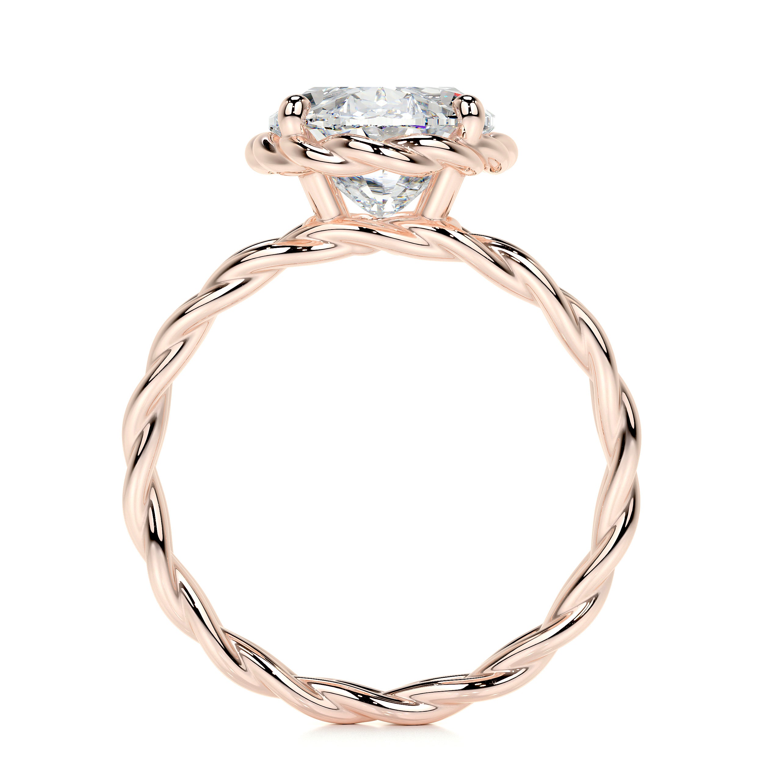Milani Lab Grown Diamond Ring -14K Rose Gold