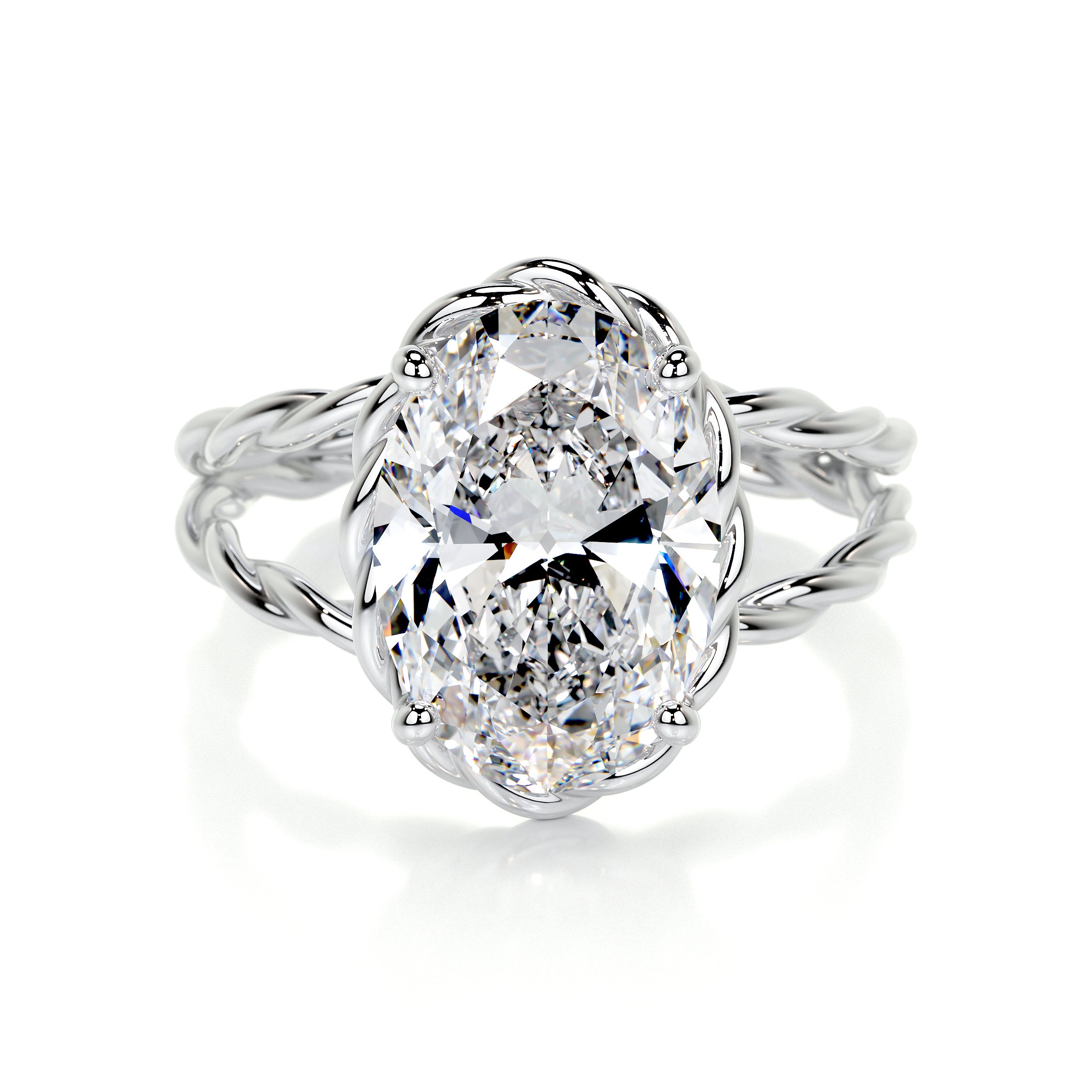 Milani Lab Grown Diamond Ring -Platinum