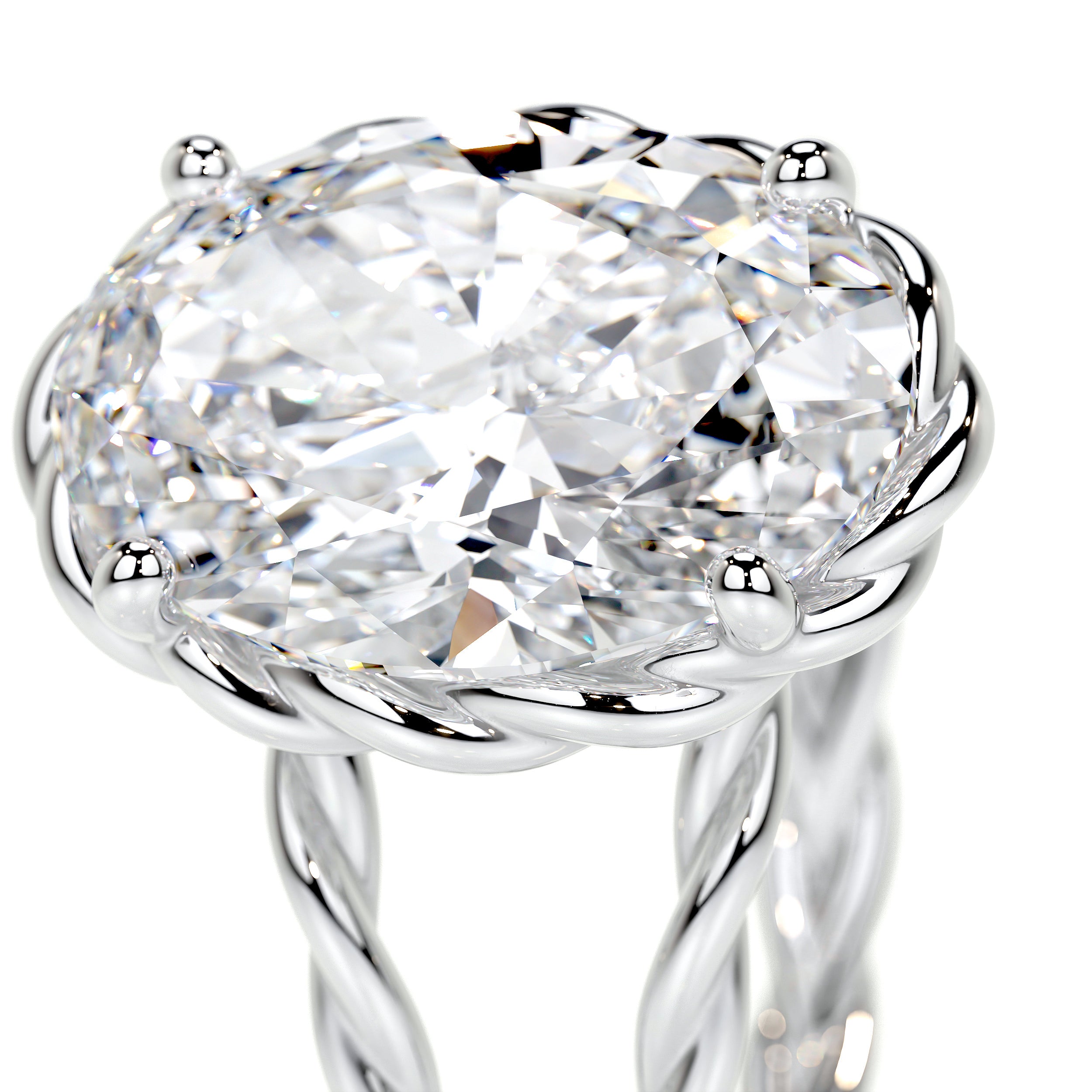 Milani Lab Grown Diamond Ring -14K White Gold