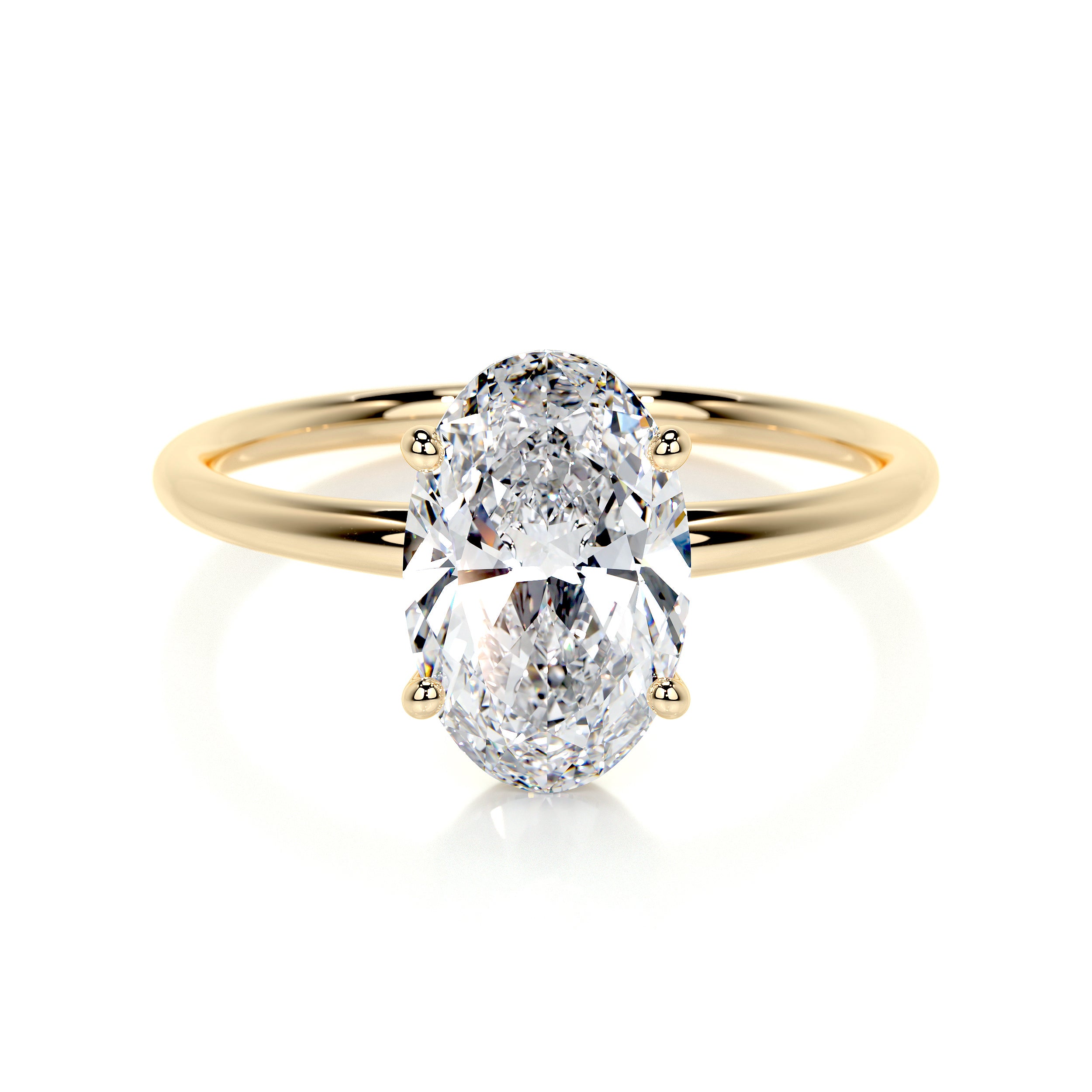 Adaline Lab Grown Diamond Ring -18K Yellow Gold