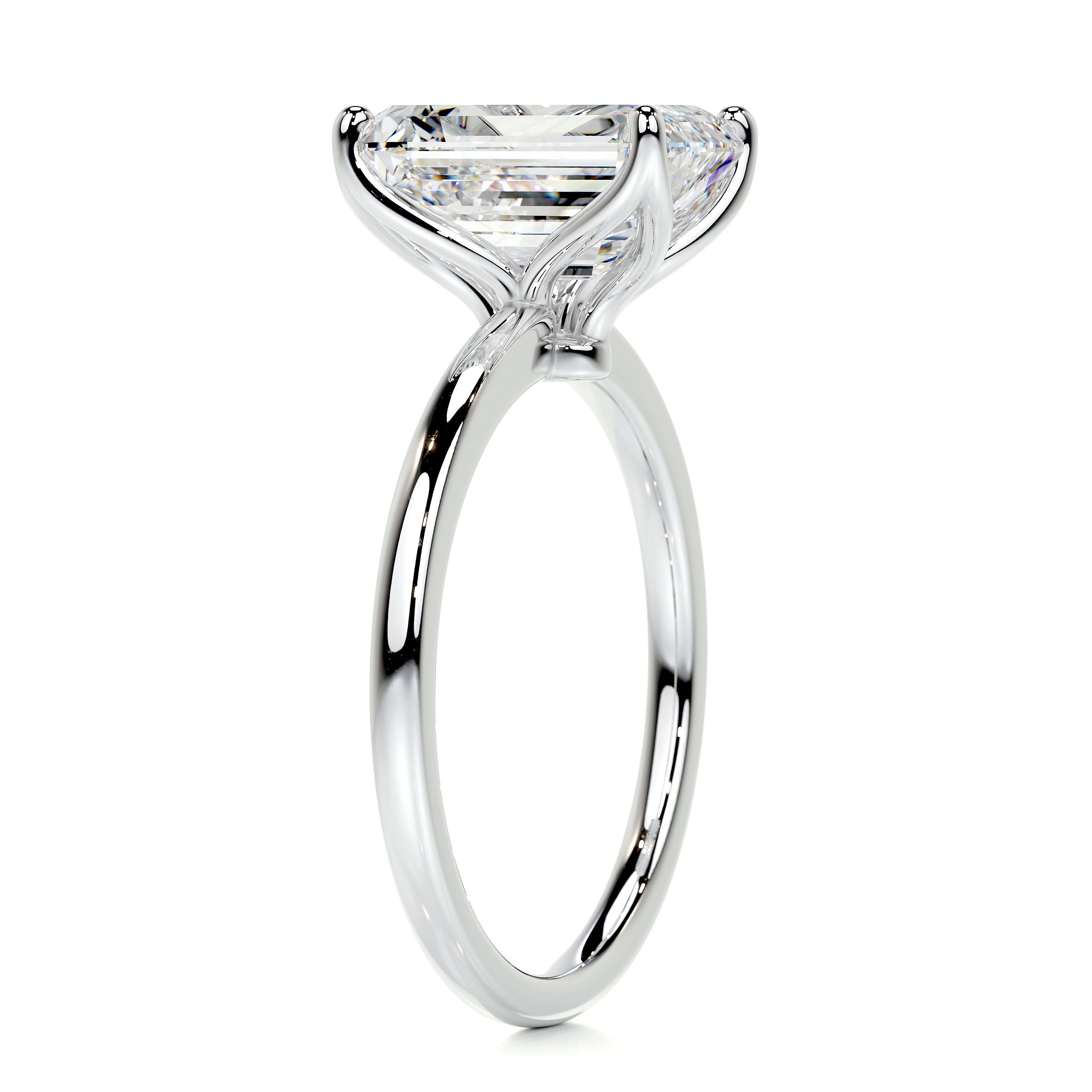 Phoenix Diamond Engagement Ring -14K White Gold