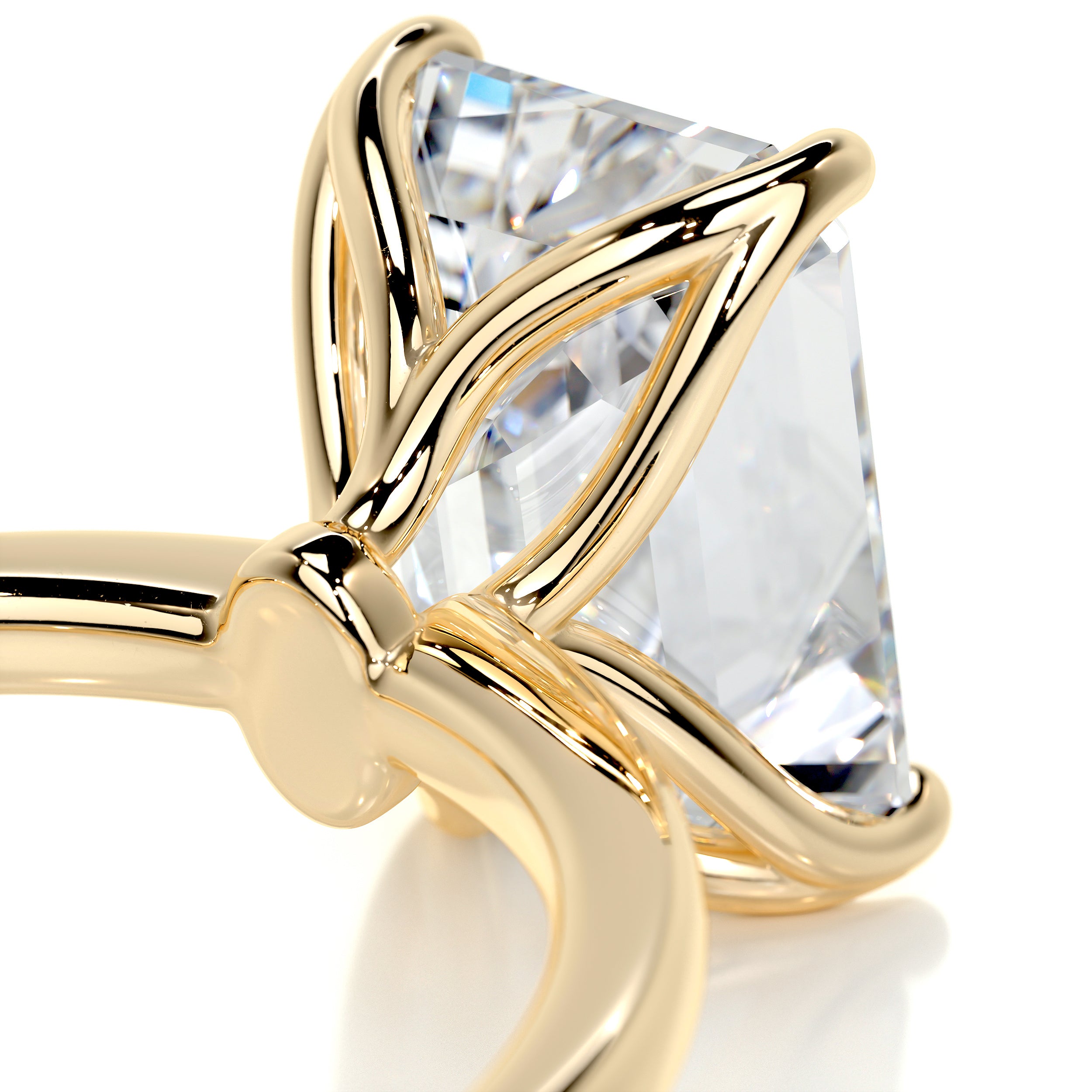 Phoenix Diamond Engagement Ring -18K Yellow Gold