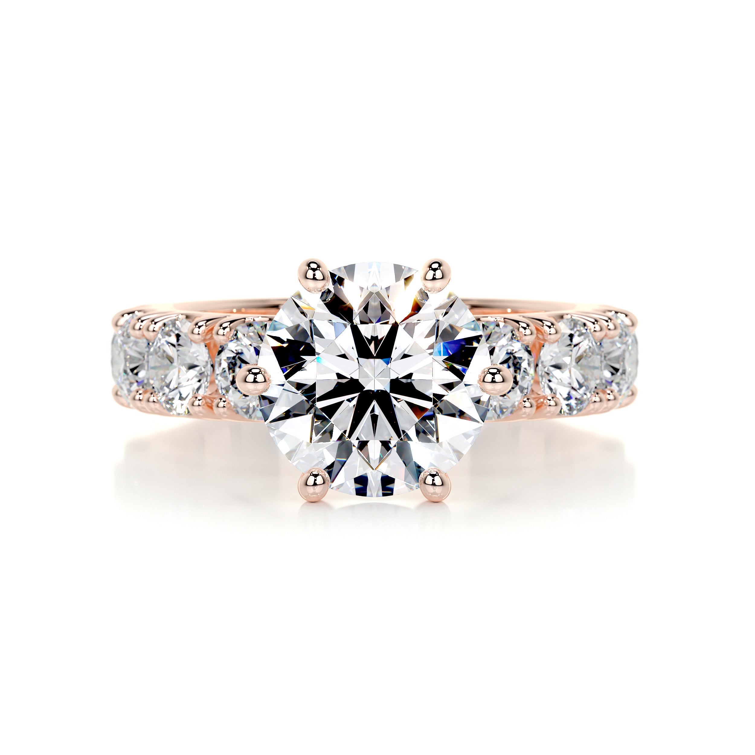 Molly Diamond Engagement Ring -14K Rose Gold