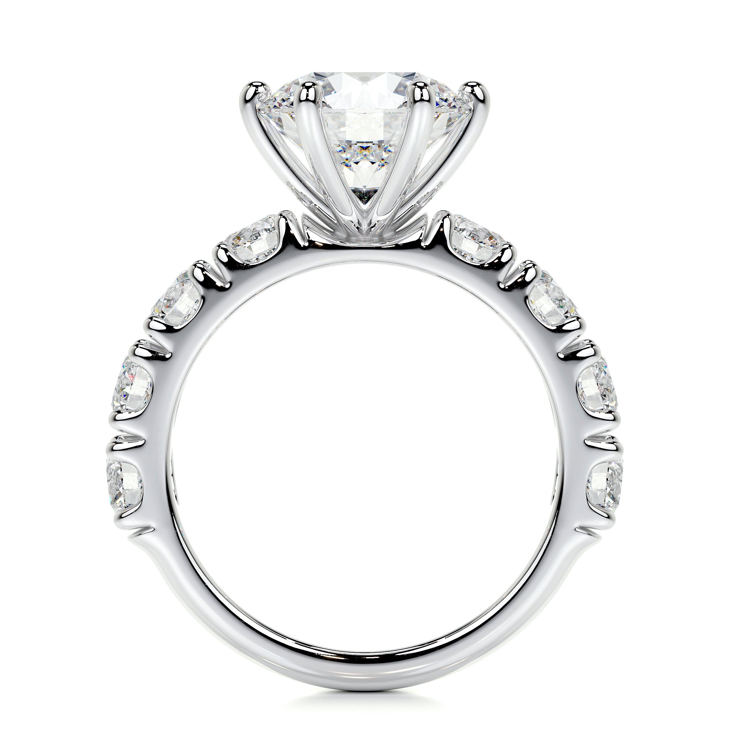 Molly Lab Grown Diamond Ring (3 Carat) -14K White Gold