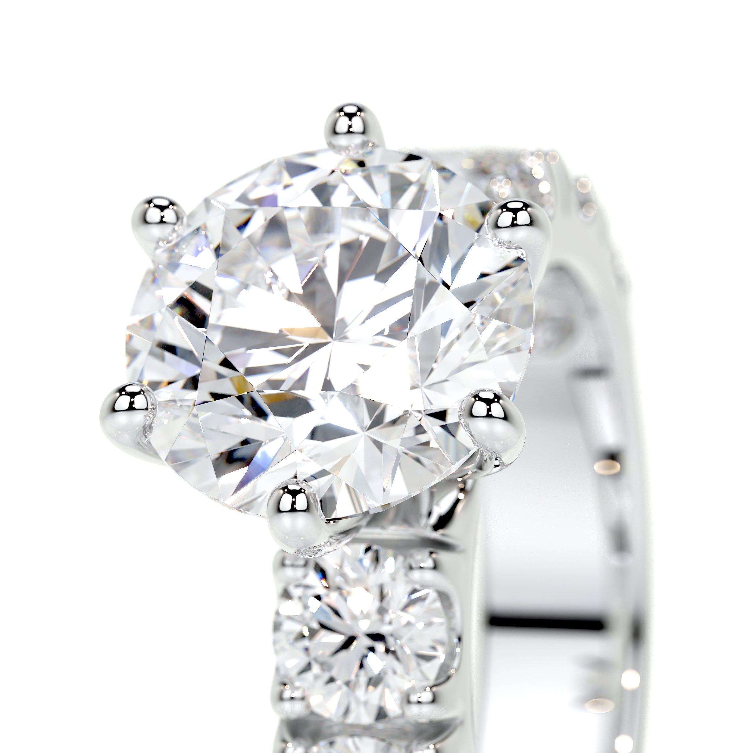 Molly Lab Grown Diamond Ring   (3 Carat) -Platinum