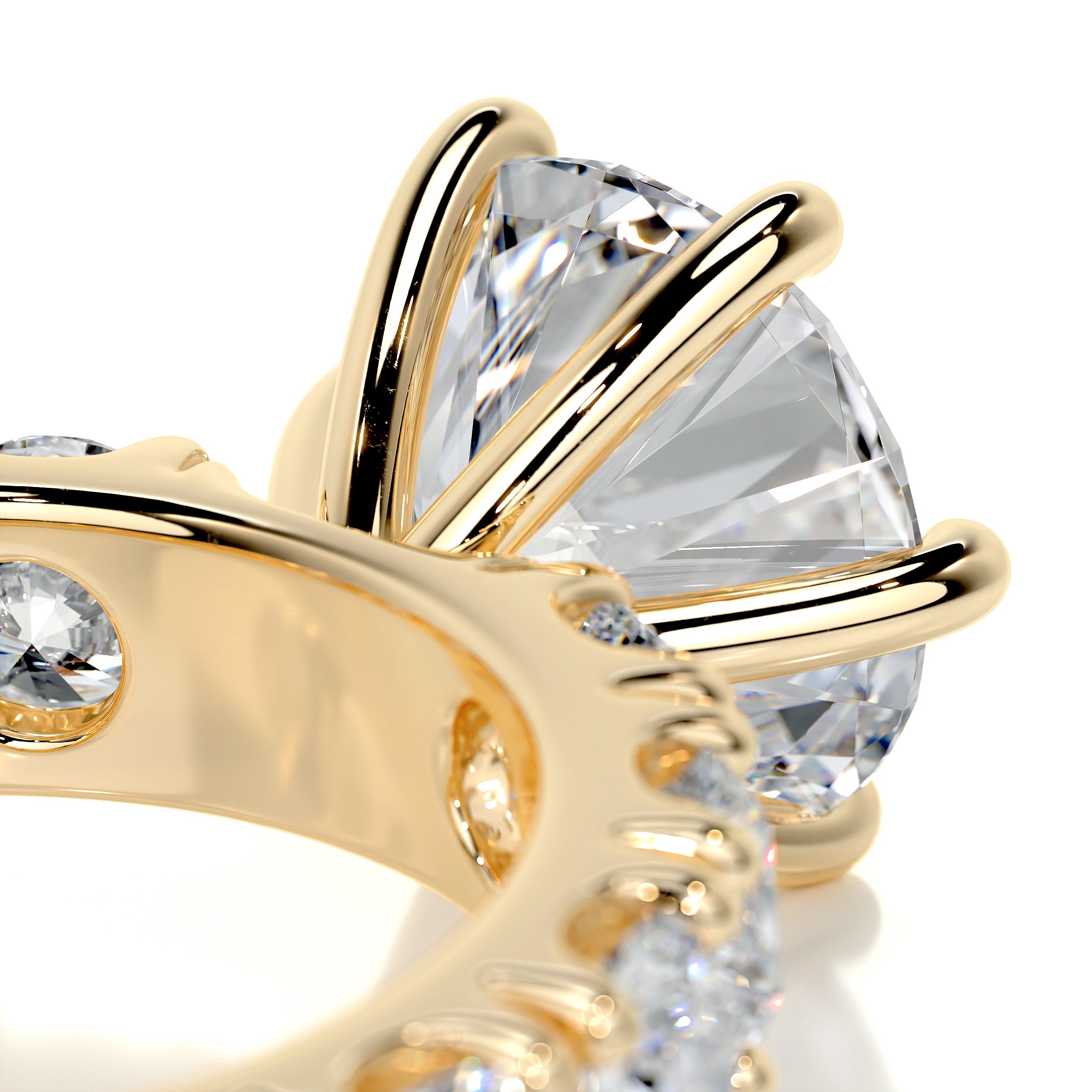 Molly Diamond Engagement Ring -18K Yellow Gold