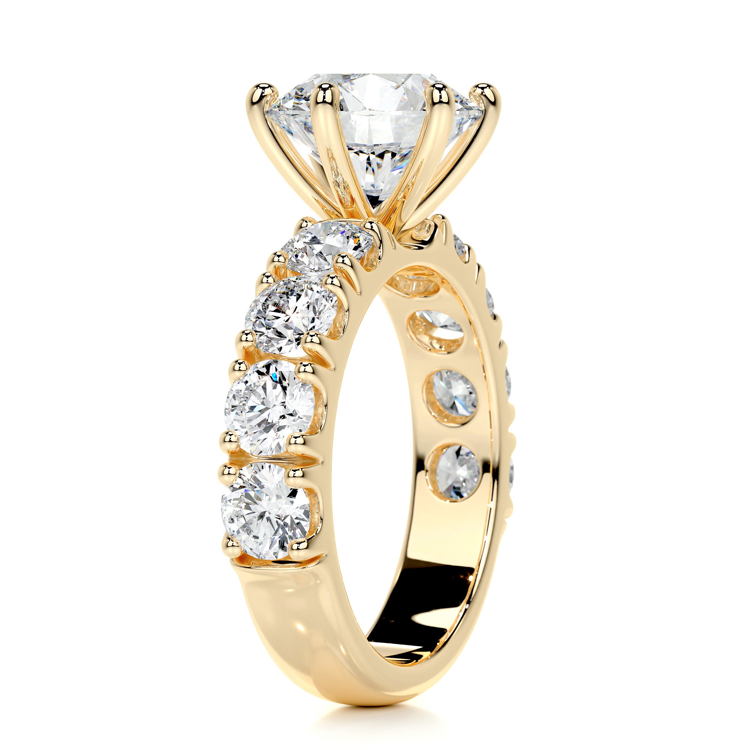 Molly Diamond Engagement Ring -18K Yellow Gold