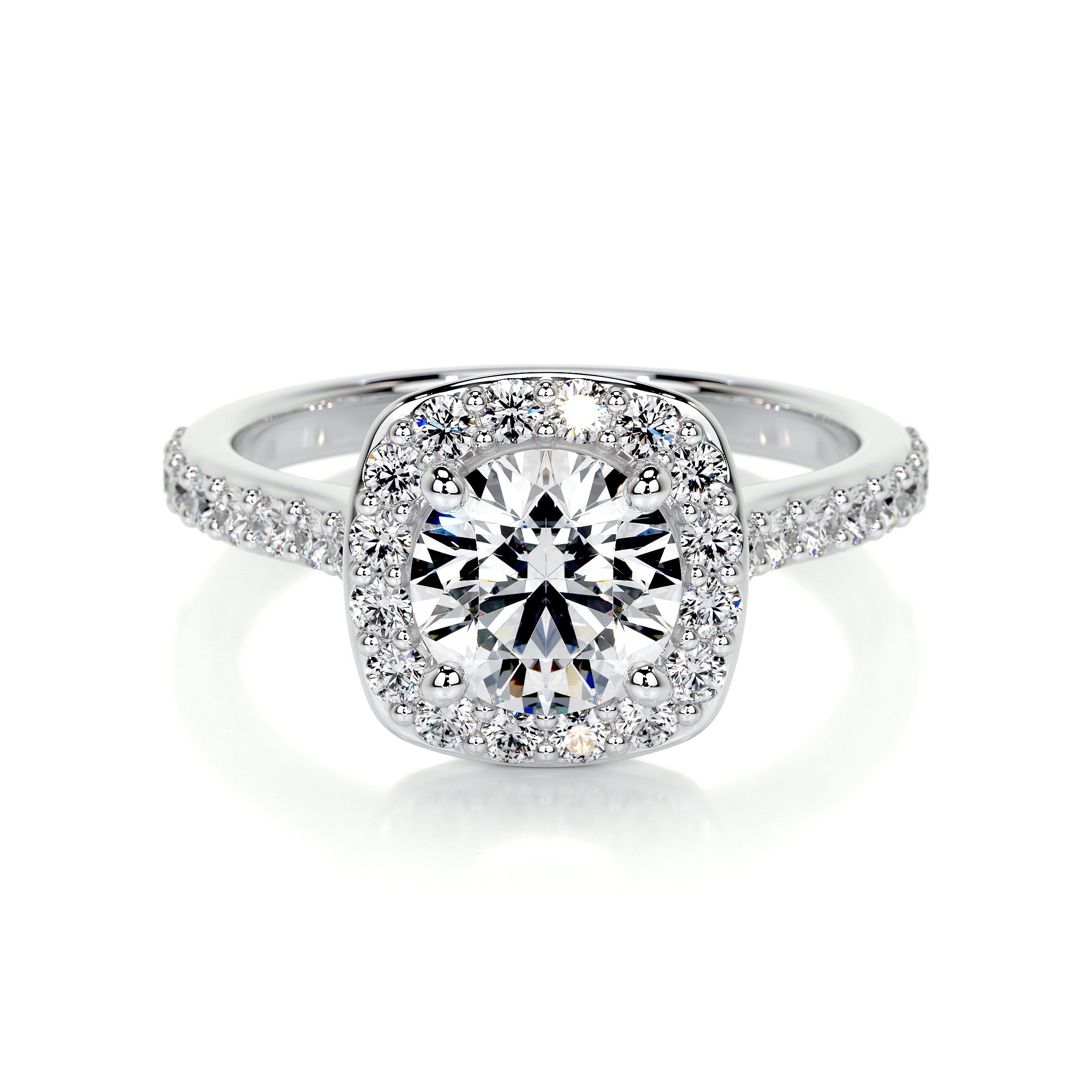 Paisley Lab Grown Diamond Ring -Platinum